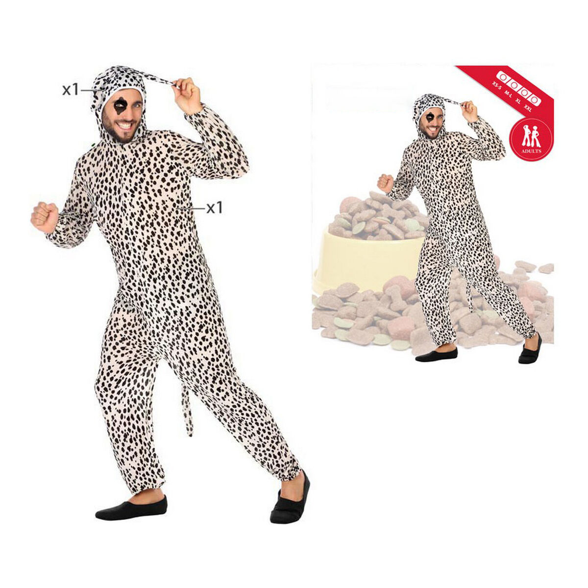 Costume for Adults 69985 Multicolour animals (1 Piece) (1 Unit) Costume for Adults 69985 Multicolour animals (1 Piece) (1 Unit)