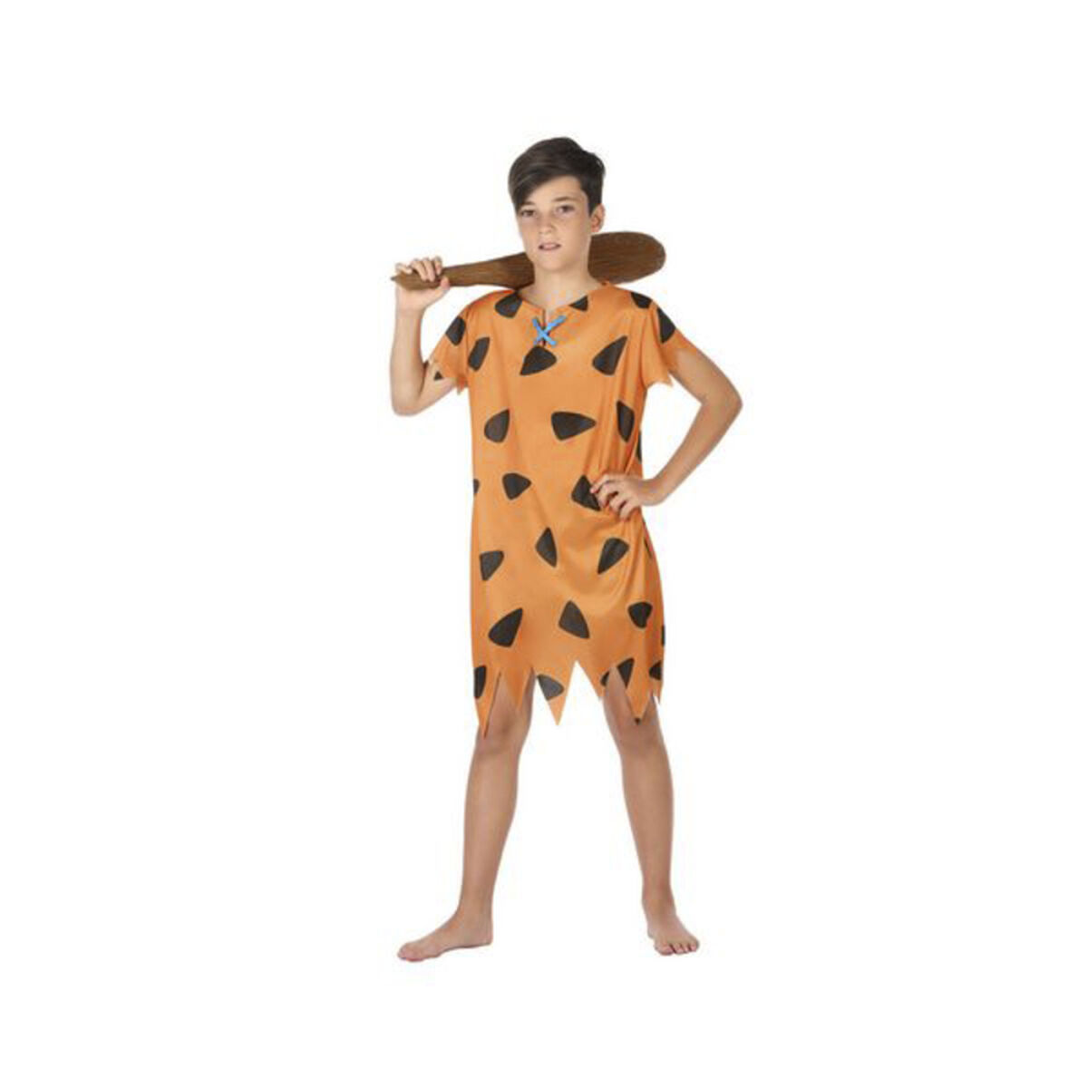 Costume for Children Caveman Orange (1 Pc) Costume for Children Caveman Orange (1 Pc)
