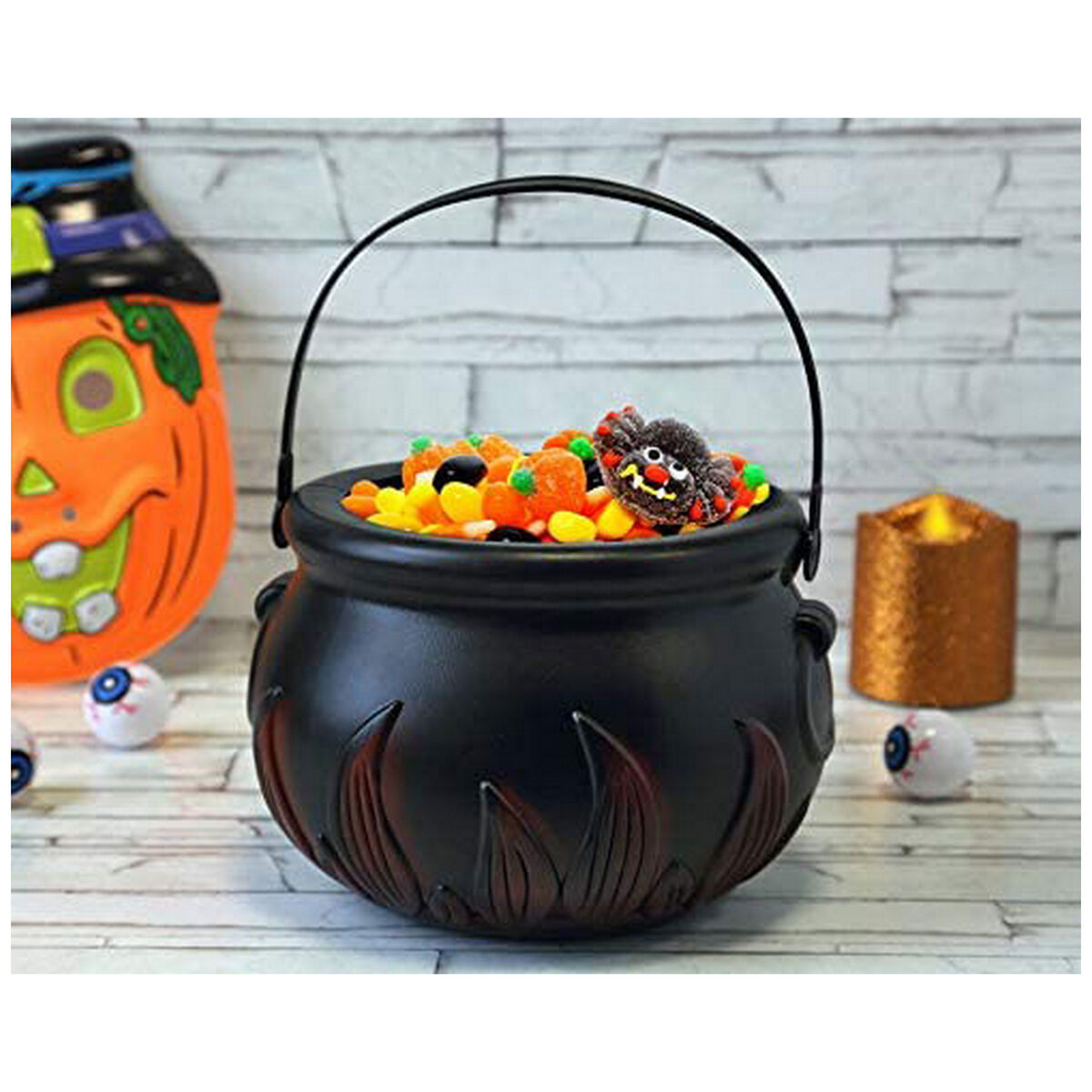 Pan Black 17 cm Witch Halloween Pan Black 17 cm Witch Halloween