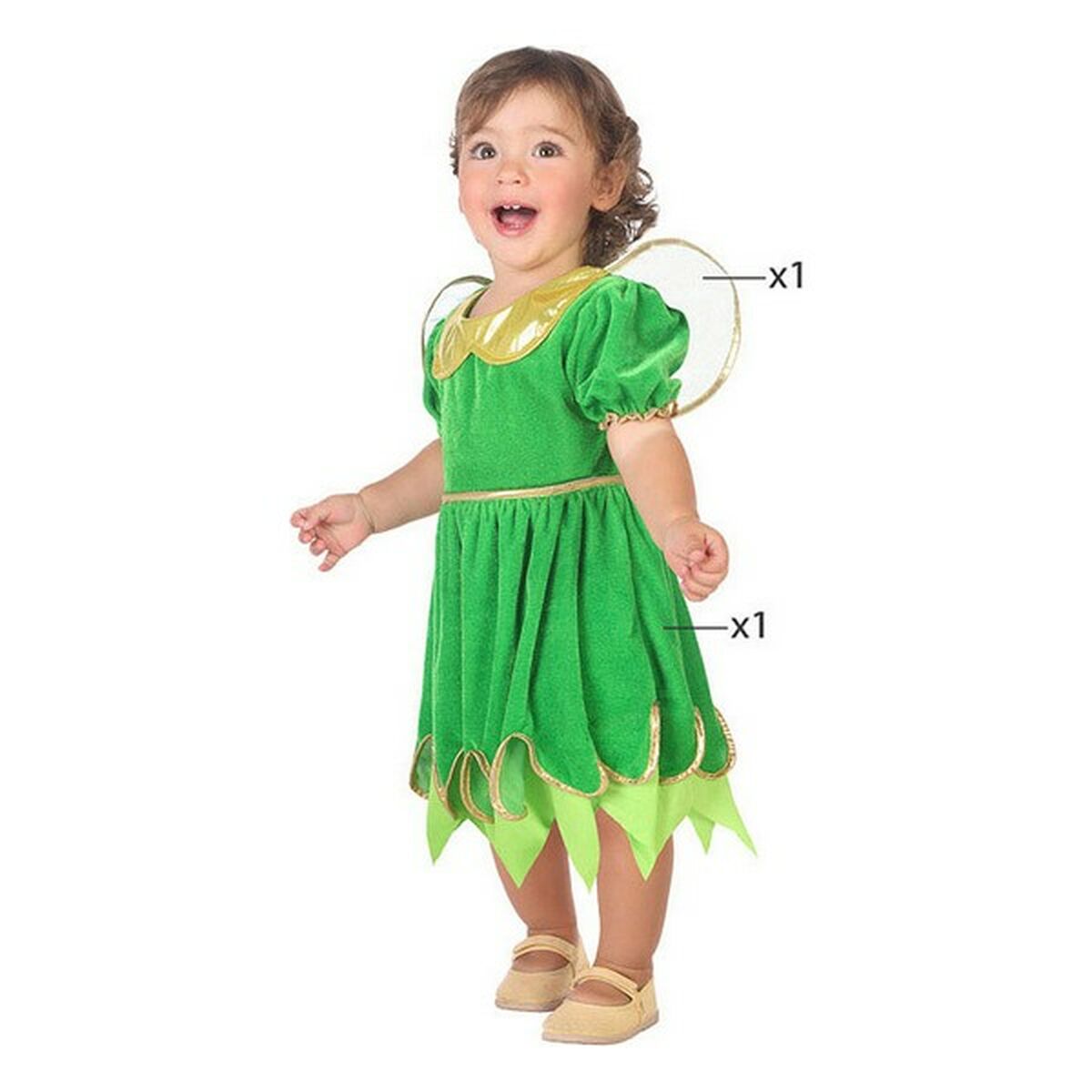 Children’s costume Green Fantasy Fairy (2 Pieces)