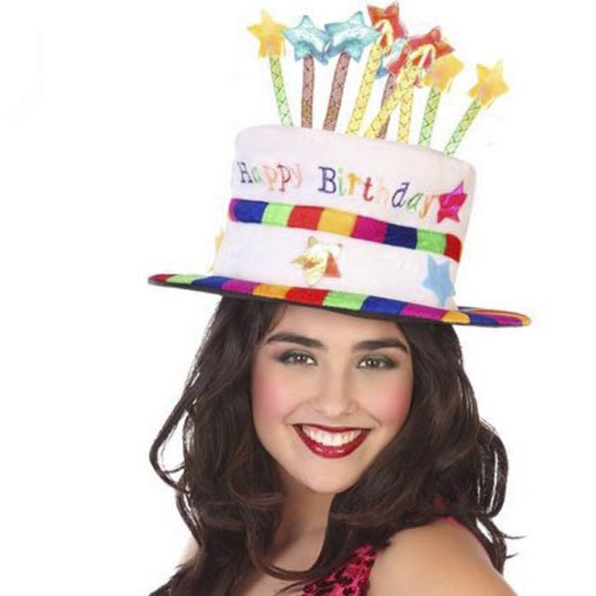Birthday Hat (59 cm) Multicolour Birthday Hat (59 cm) Multicolour