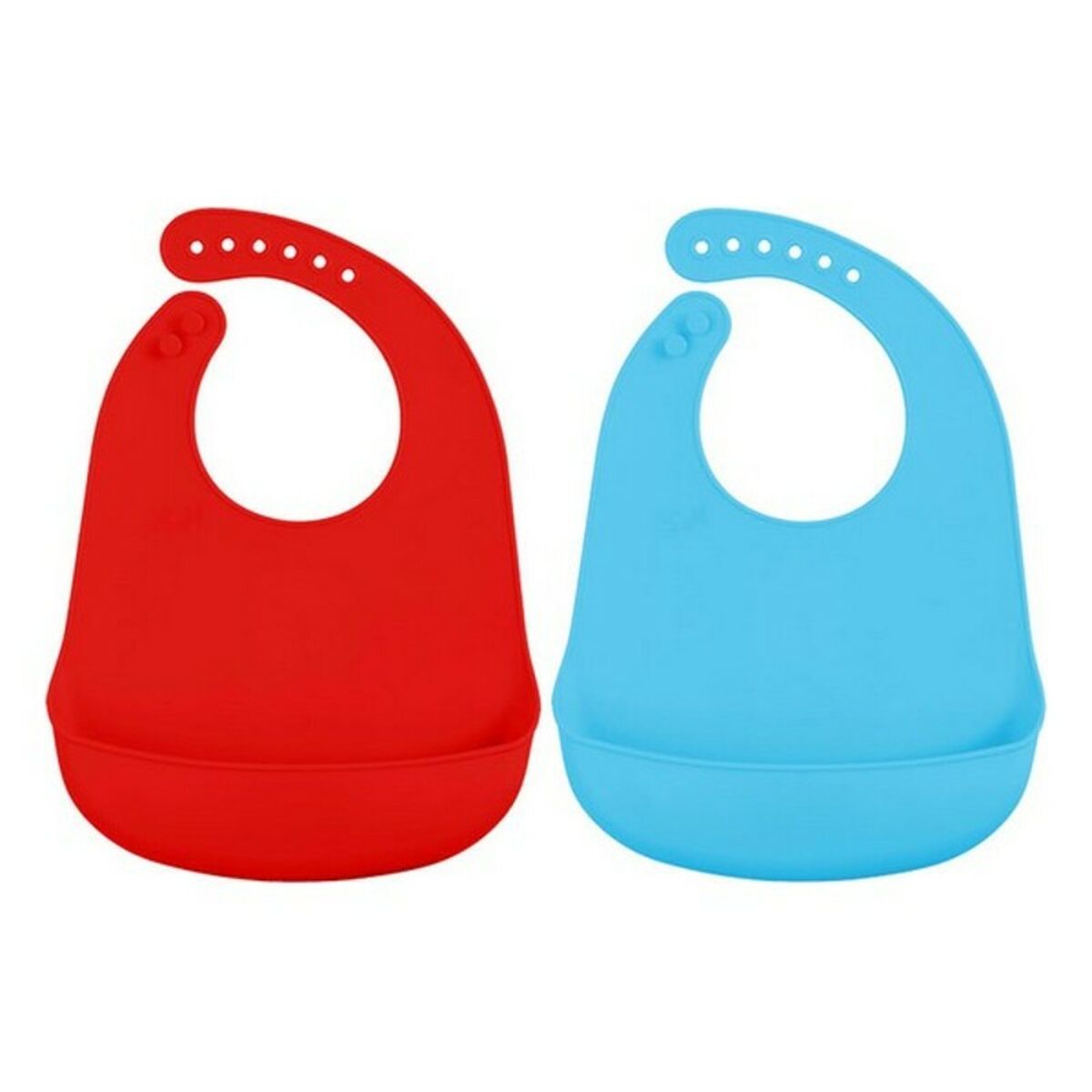 Bib Silicone Blue Bib Silicone Blue