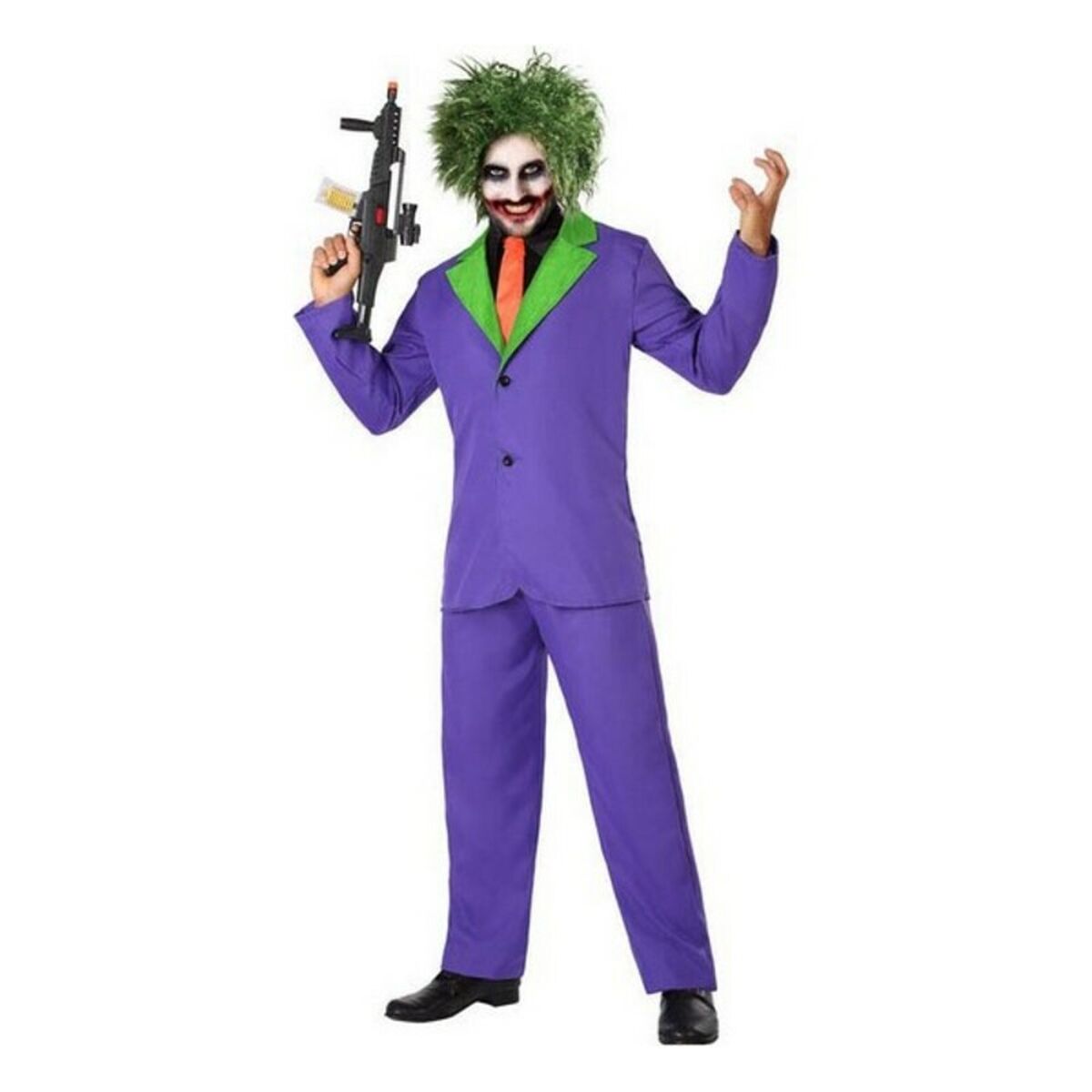 Costume for Adults Joker Purple Male Assassin (3 Pieces) Costume for Adults Joker Purple Male Assassin (3 Pieces)