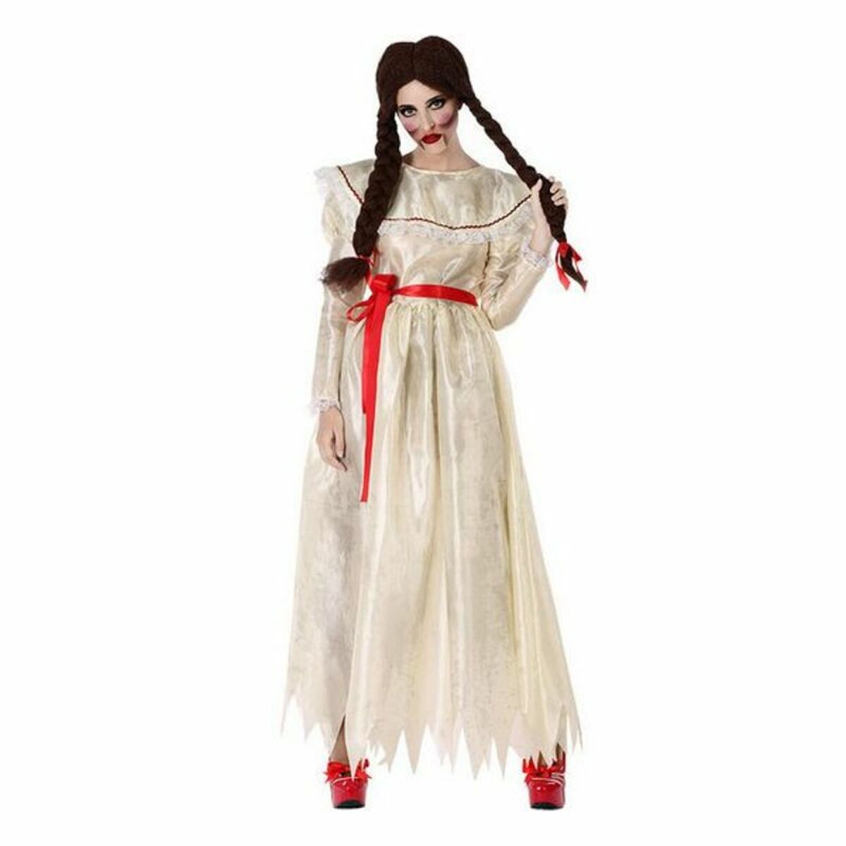Costume for Adults Possessed girl White (1 Pcs) Costume for Adults Possessed girl White (1 Pcs)