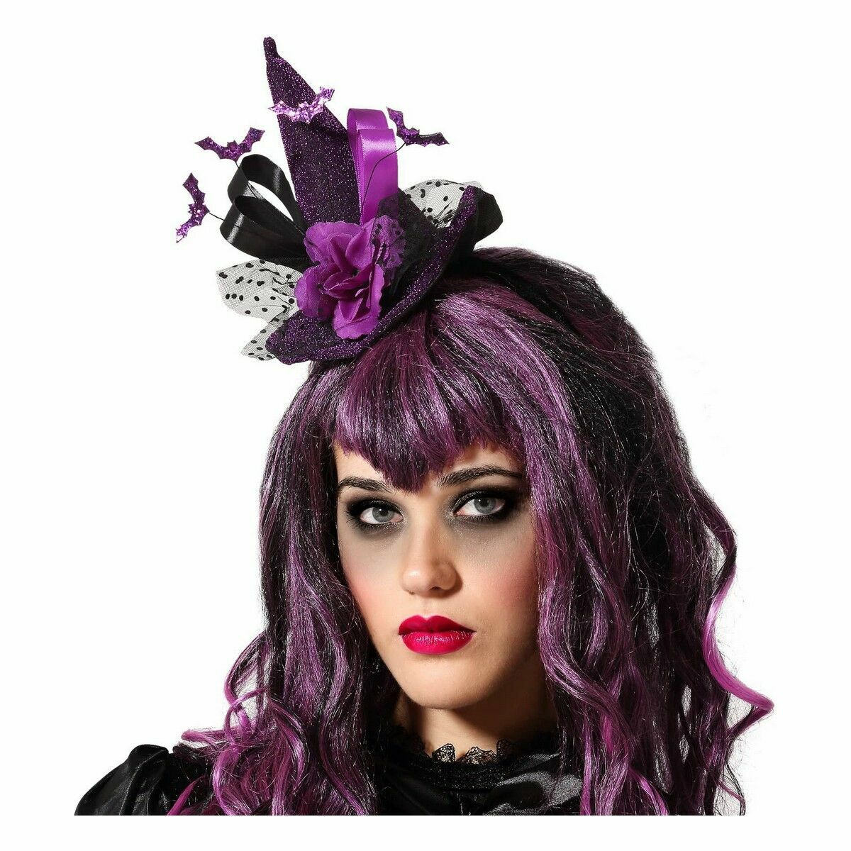 Hat Witch Purple Multicolour Hat Witch Purple Multicolour