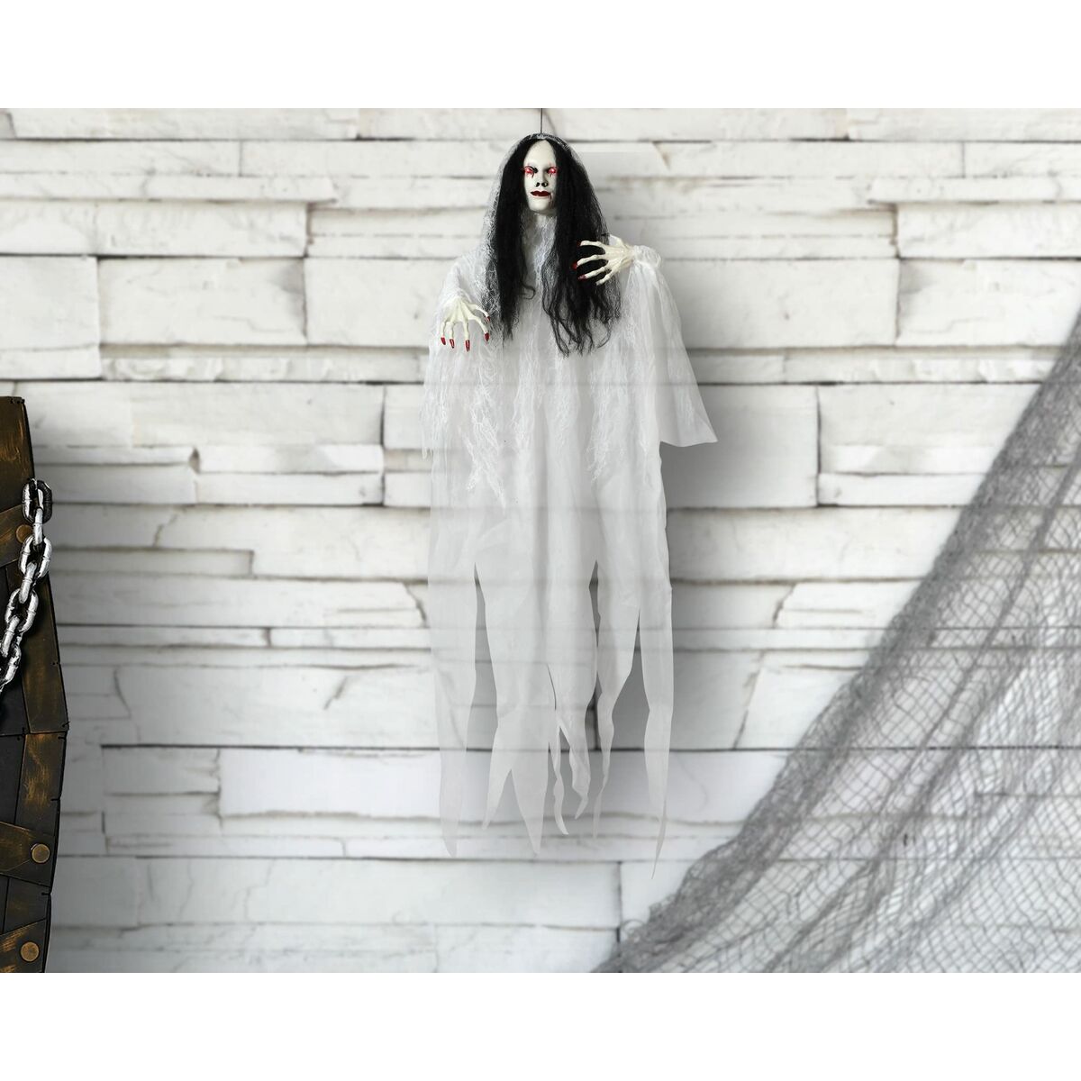 Halloween Decorations S1125772 White 120 cm