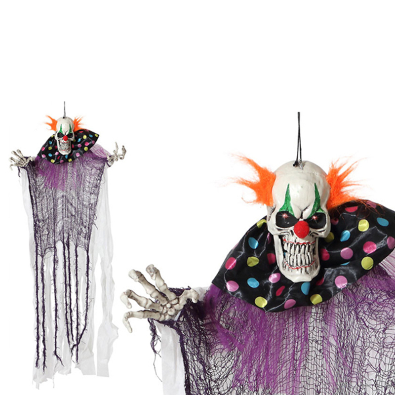 Hanging Clown Halloween 66673 (120 x 80 x 10 cm) 120 x 80 x 10 cm Hanging Clown Halloween 66673 (120 x 80 x 10 cm) 120 x 80 x 10 cm