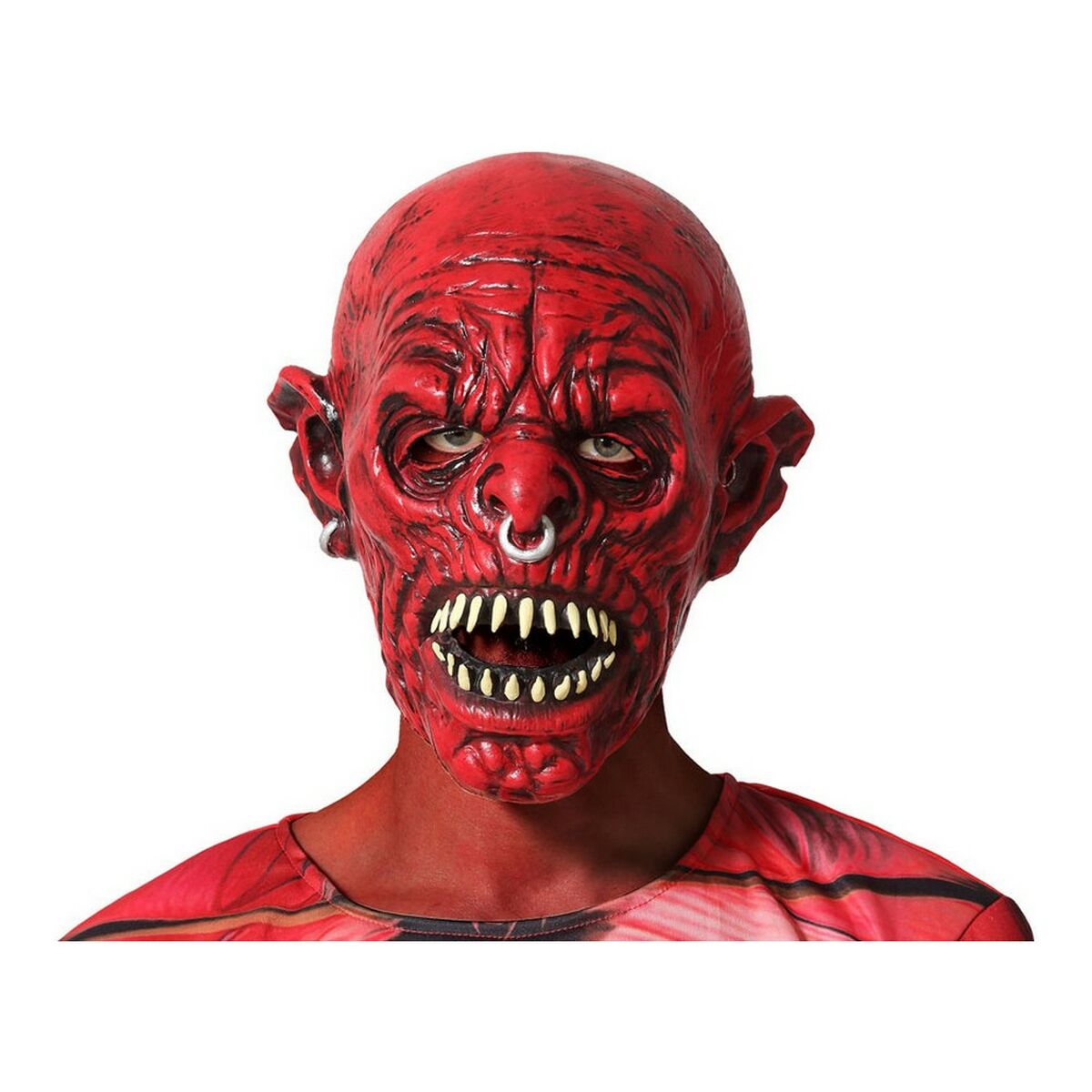 Mask Halloween Red Male Demon Mask Halloween Red Male Demon