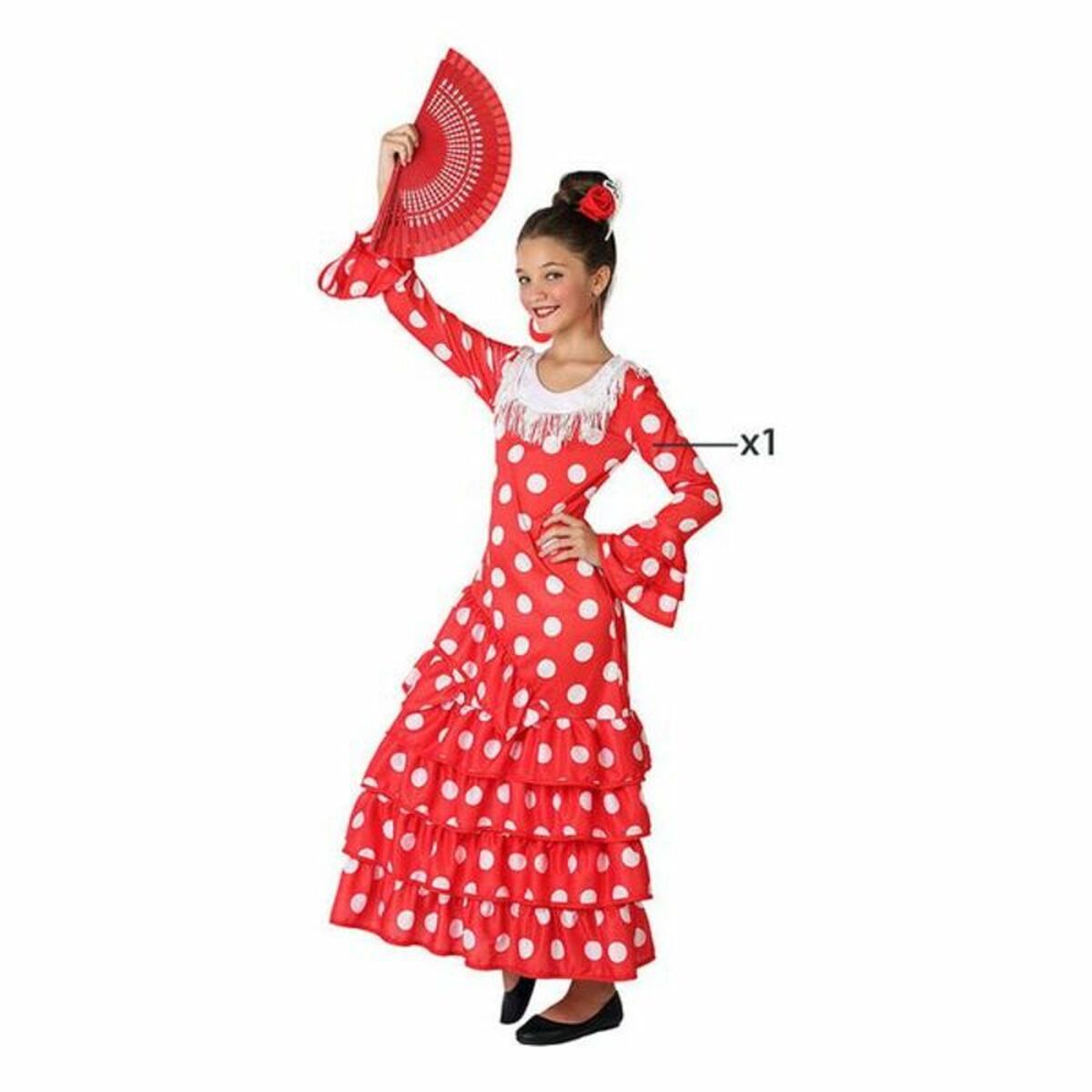 Costume for Children Sevillian Red