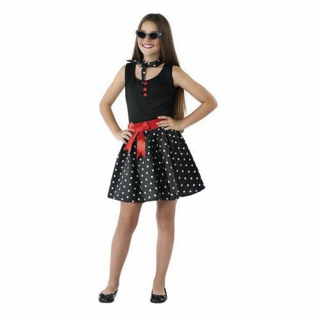 Costume for Children 60S Black Costume for Children 60S Black