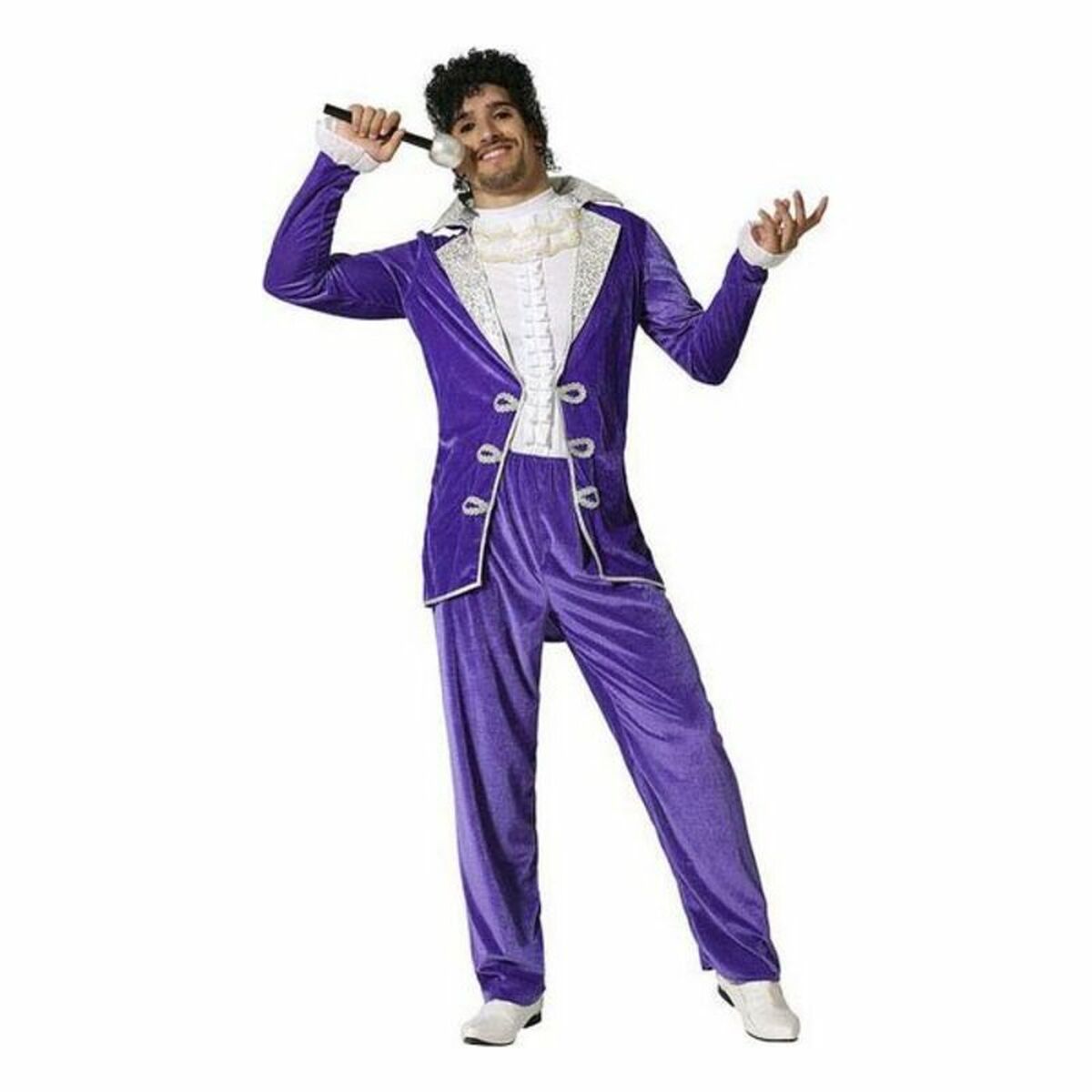 Costume for Adults Purple Rock Star Costume for Adults Purple Rock Star