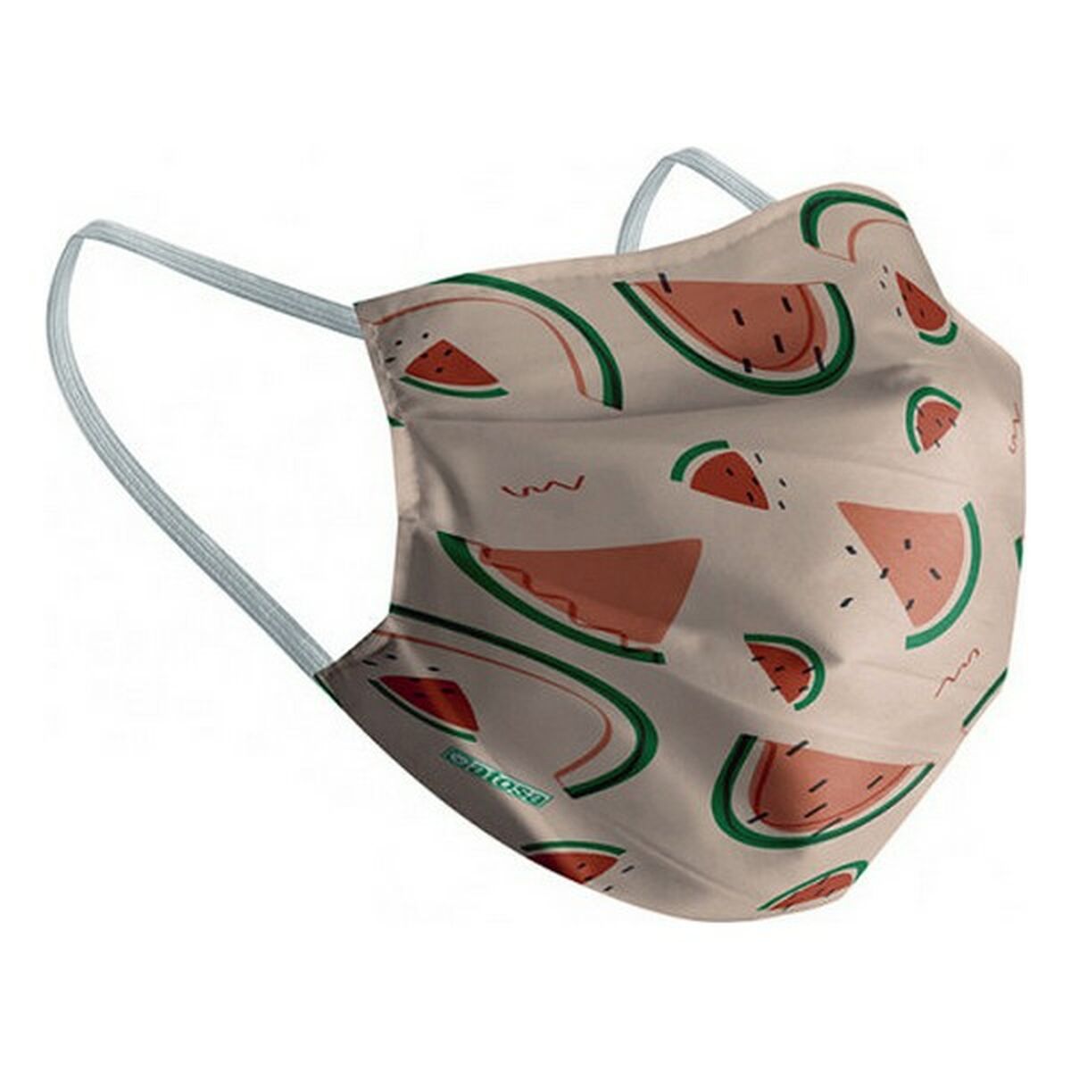 Hygienic Reusable Fabric Mask 10-12 Years Watermelon Hygienic Reusable Fabric Mask 10-12 Years Watermelon