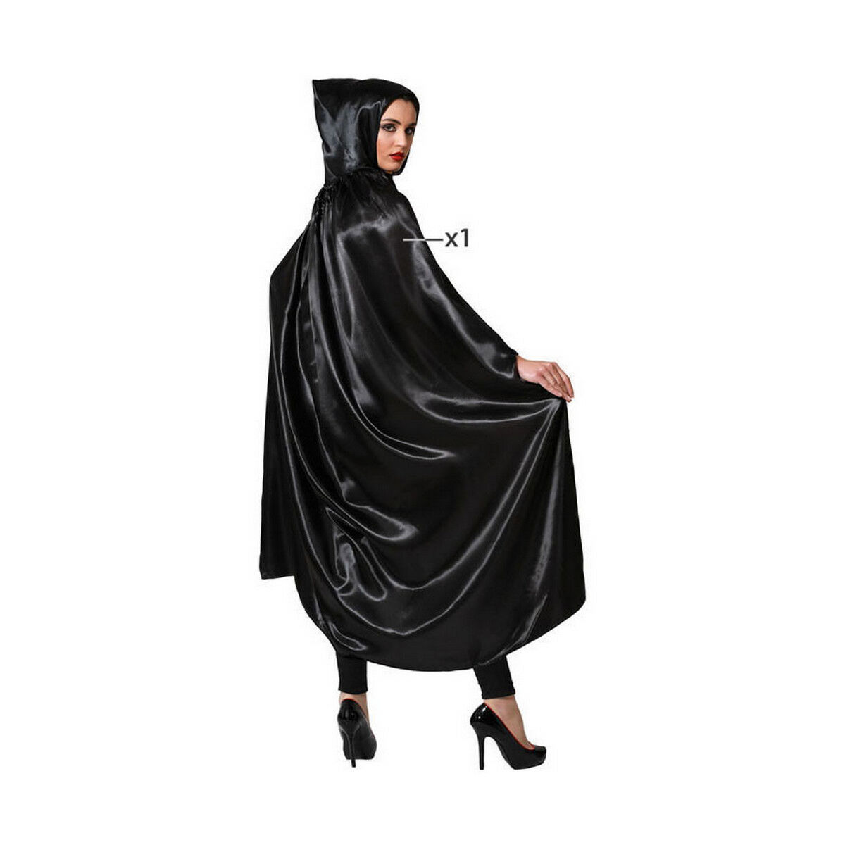 Cloak Black With hood Cloak Black With hood