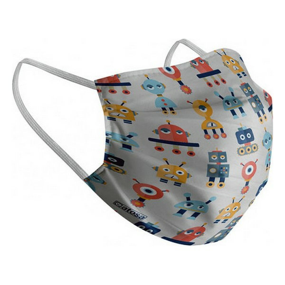 Hygienic Reusable Fabric Mask Children’s Robot Hygienic Reusable Fabric Mask Children’s Robot
