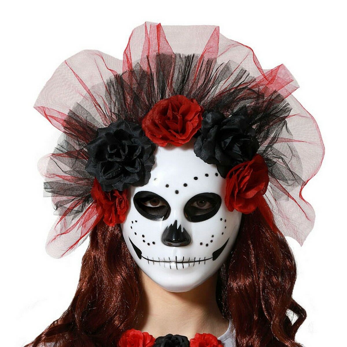 Mask White Skull Day of the dead Mask White Skull Day of the dead