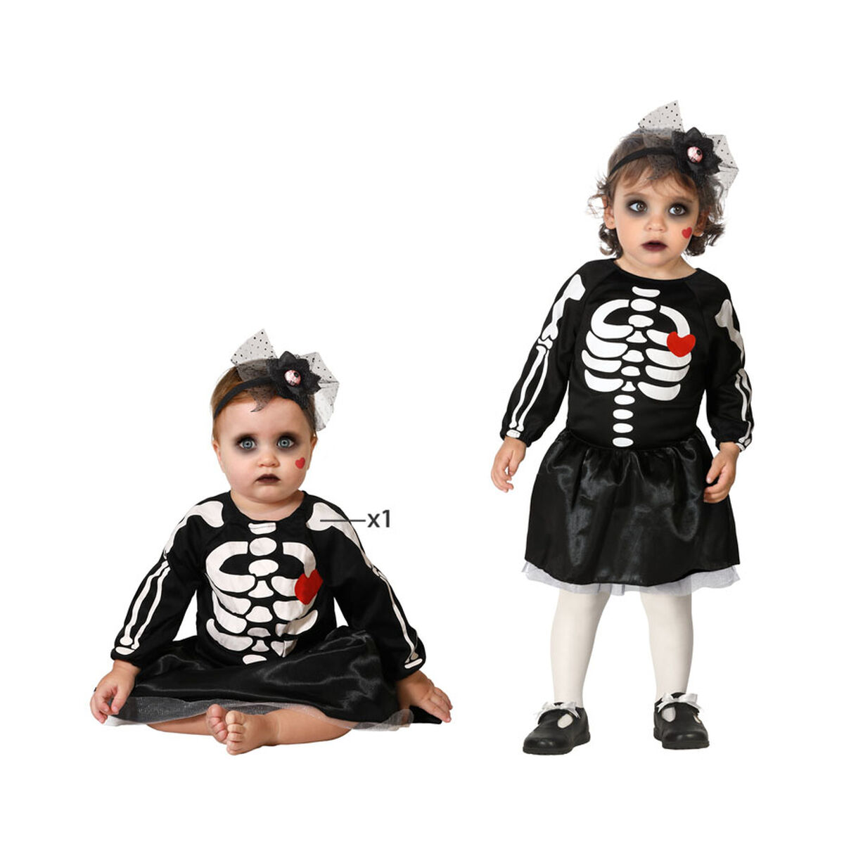 Costume for Babies Skeleton 6-12 Months Costume for Babies Skeleton 6-12 Months