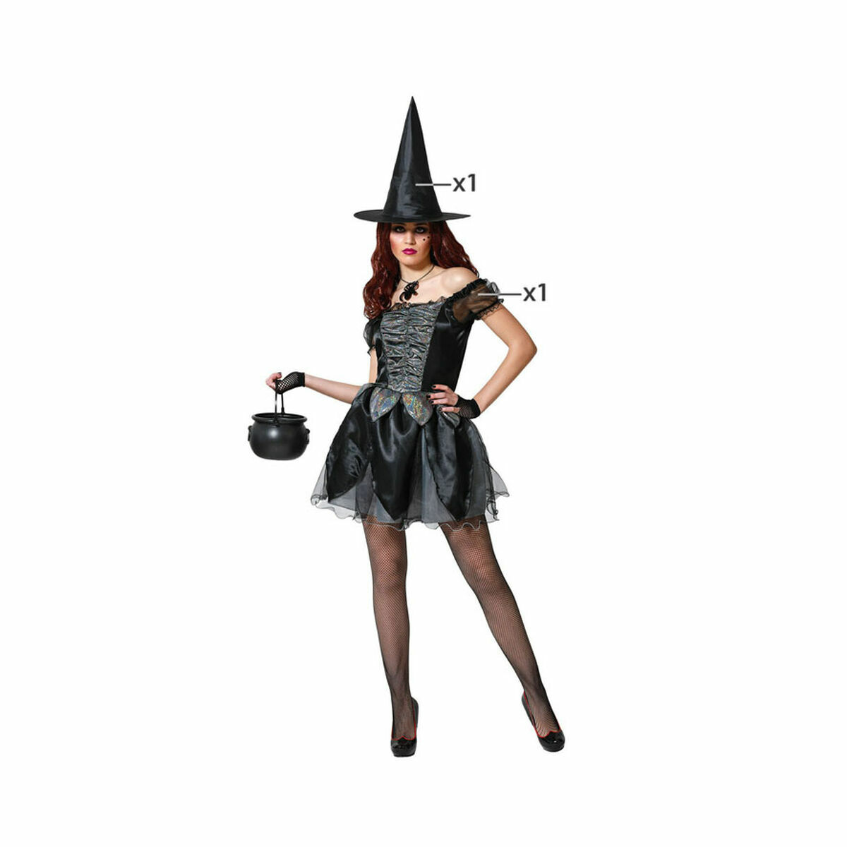Costume for Adults Black Witch Costume for Adults Black Witch