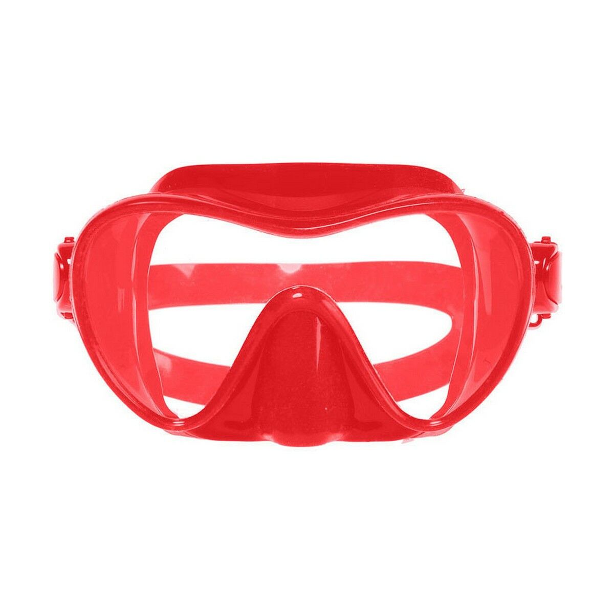 Diving Mask Red Silicone Adults Diving Mask Red Silicone Adults