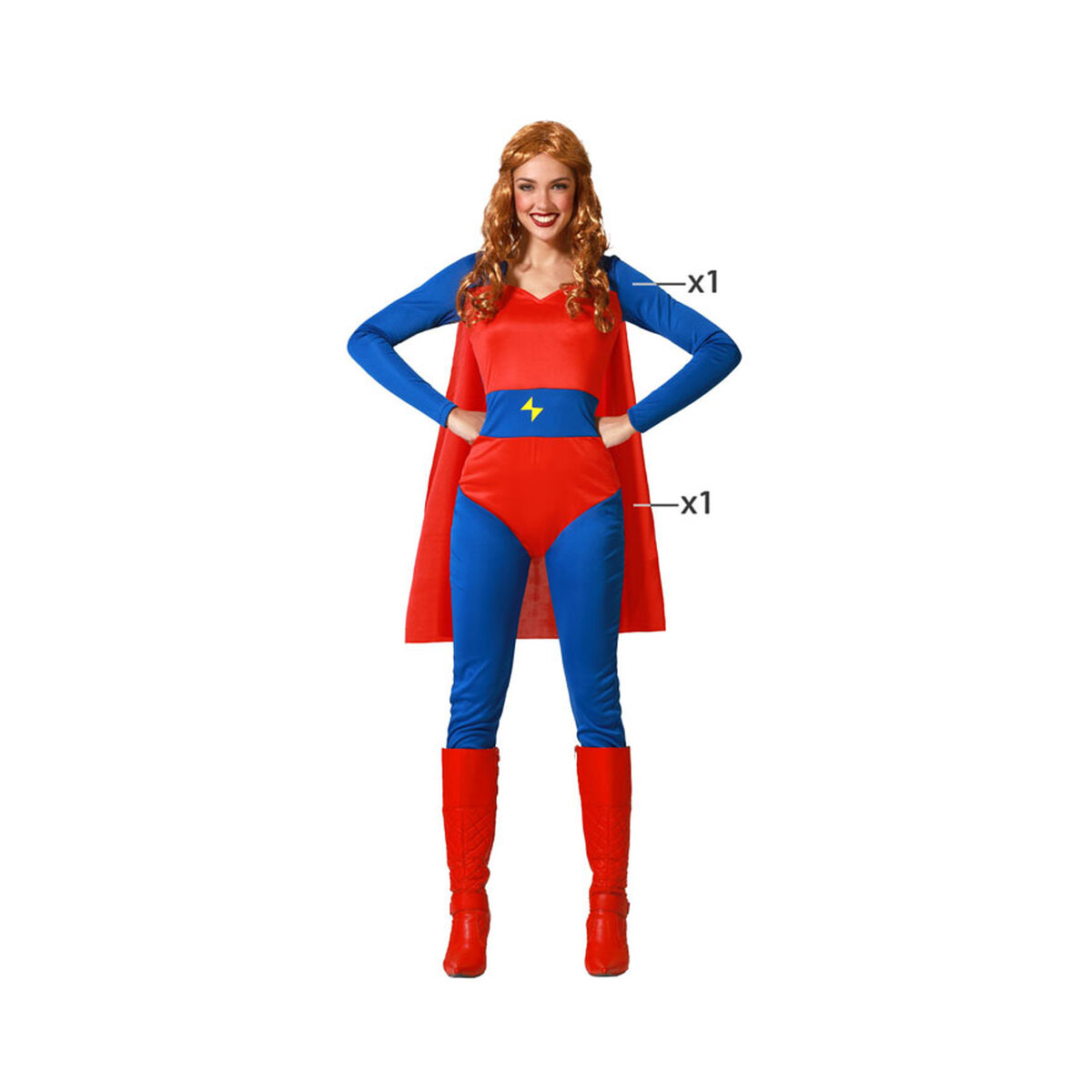 Costume for Adults Superhero Lady Costume for Adults Superhero Lady
