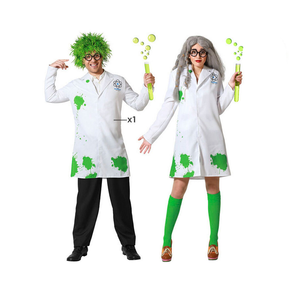 Costume for Adults XS-S Scientist Costume for Adults XS-S Scientist