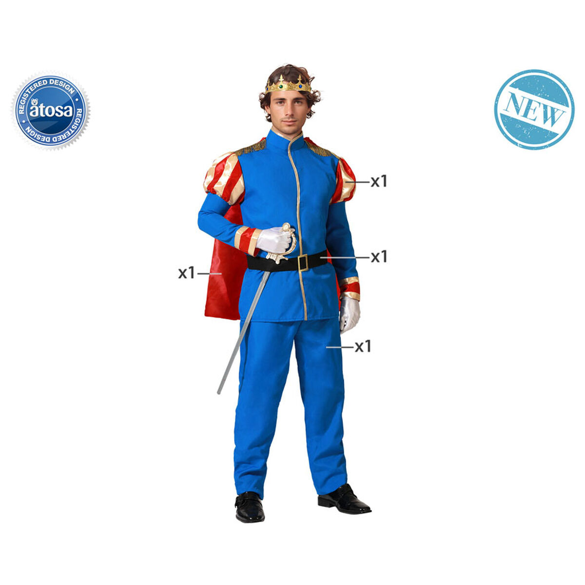 Costume for Adults Prince