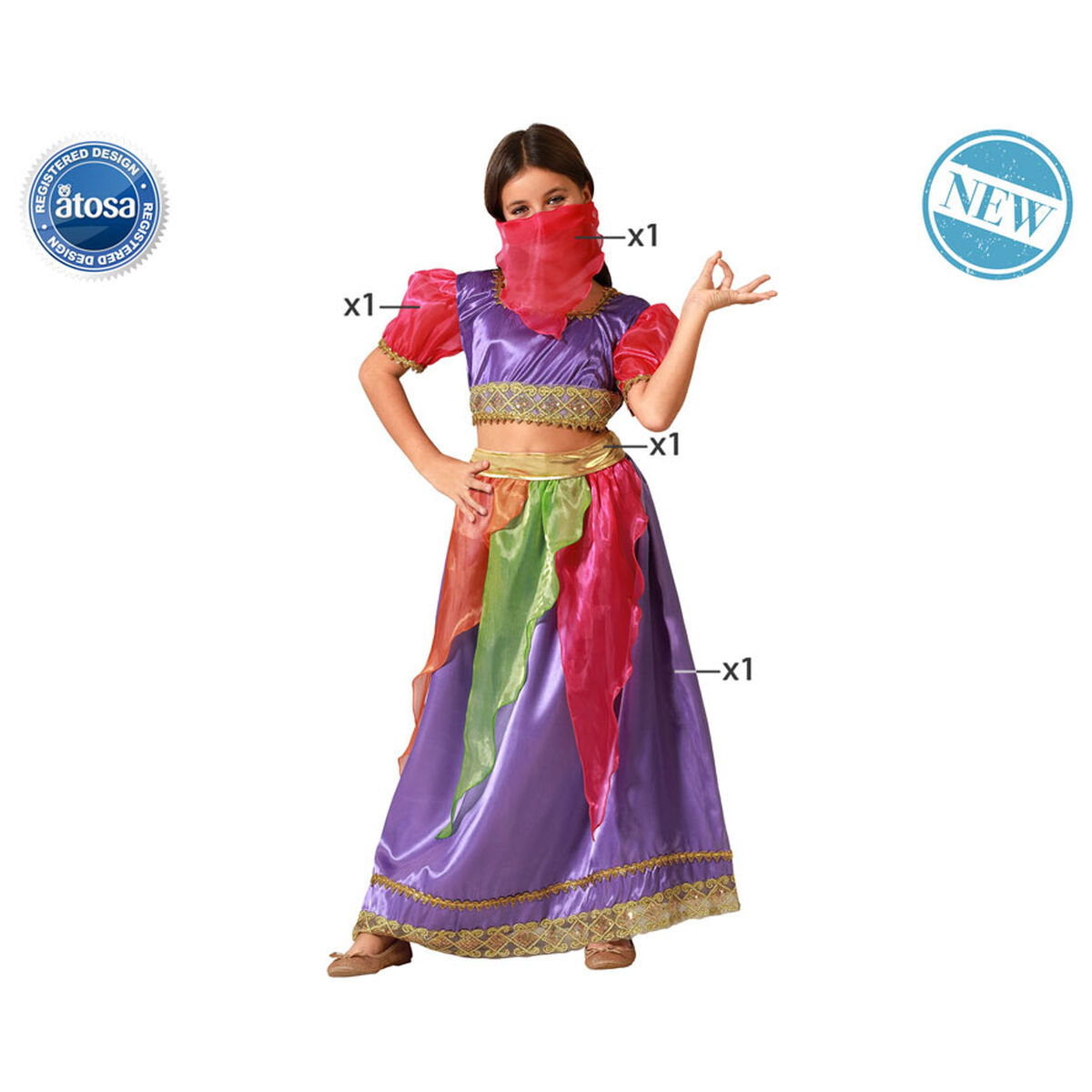 Costume for Children Arab Dancer
