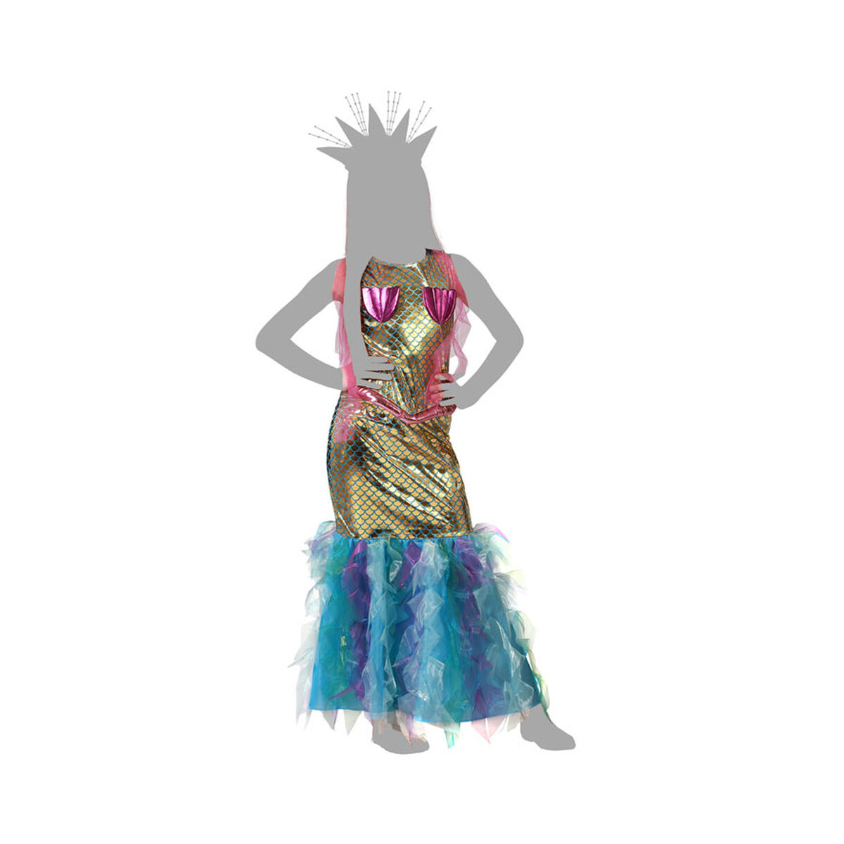 Costume for Children Mermaid 10-12 Years
