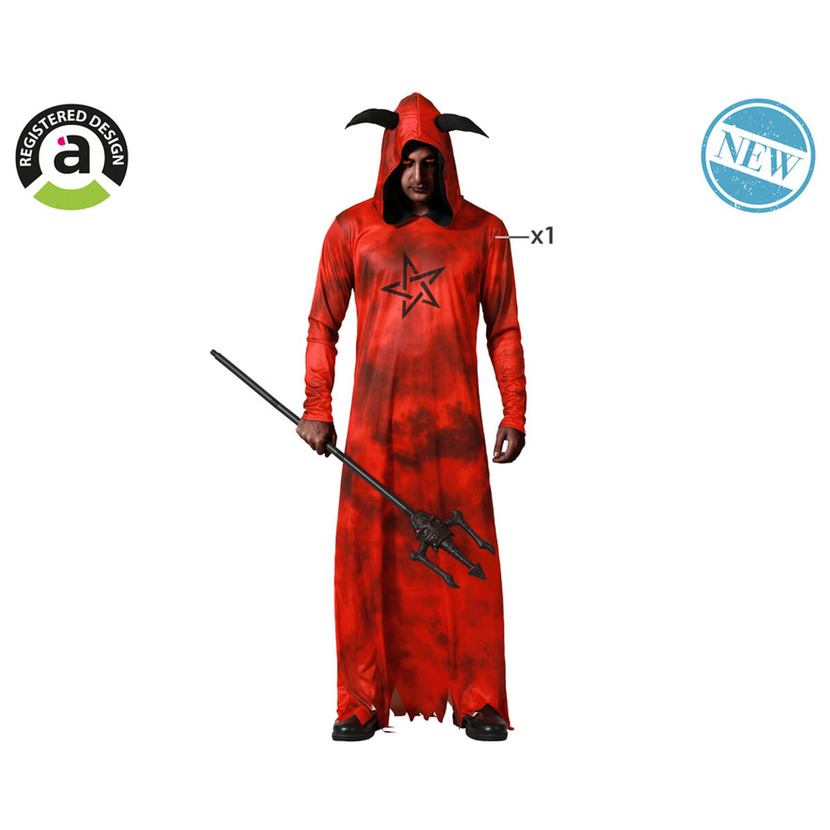 Costume for Adults Male Demon Halloween