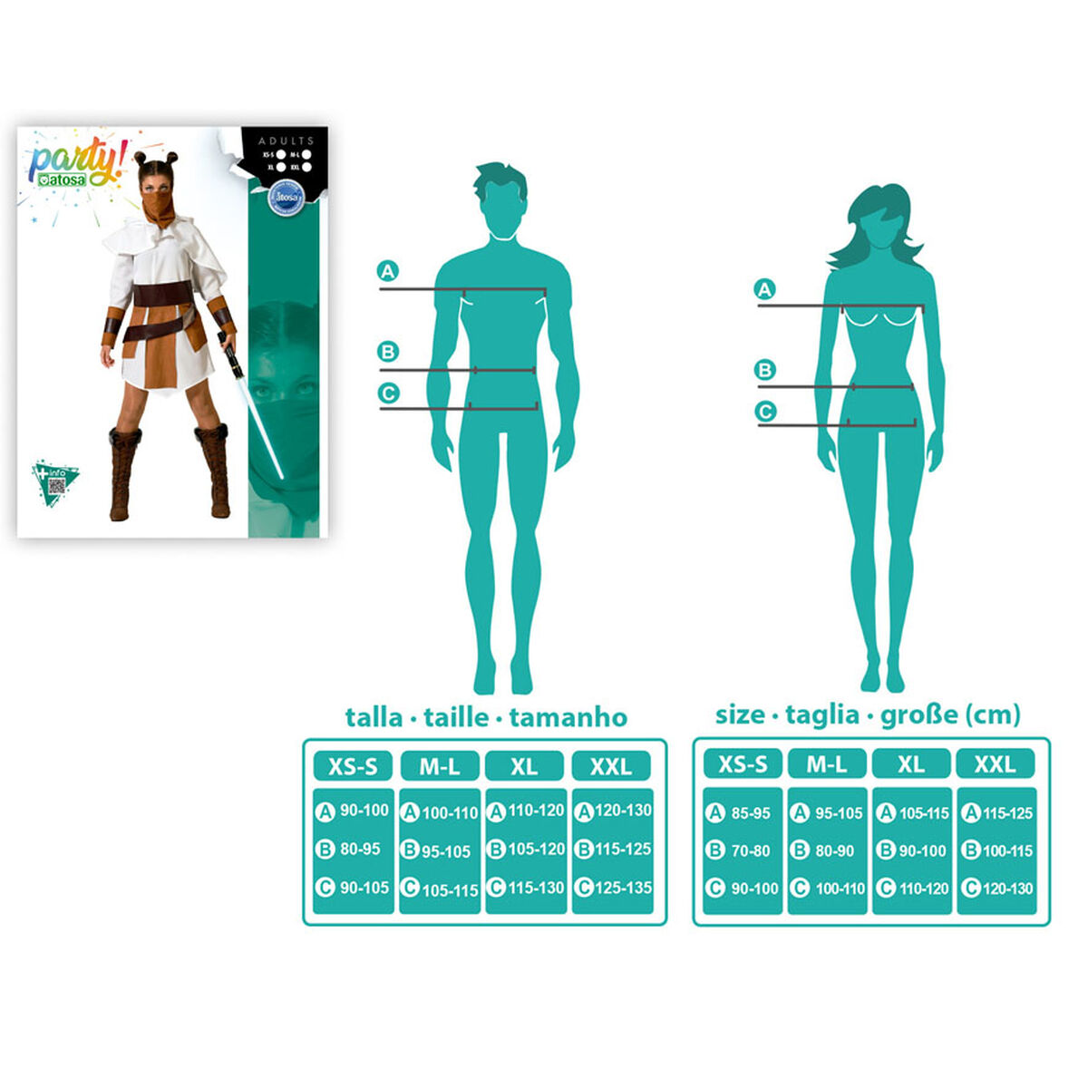 Costume for Adults White XL