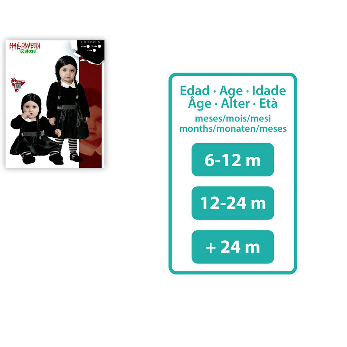 Costume for Babies Ghost 6-12 Months