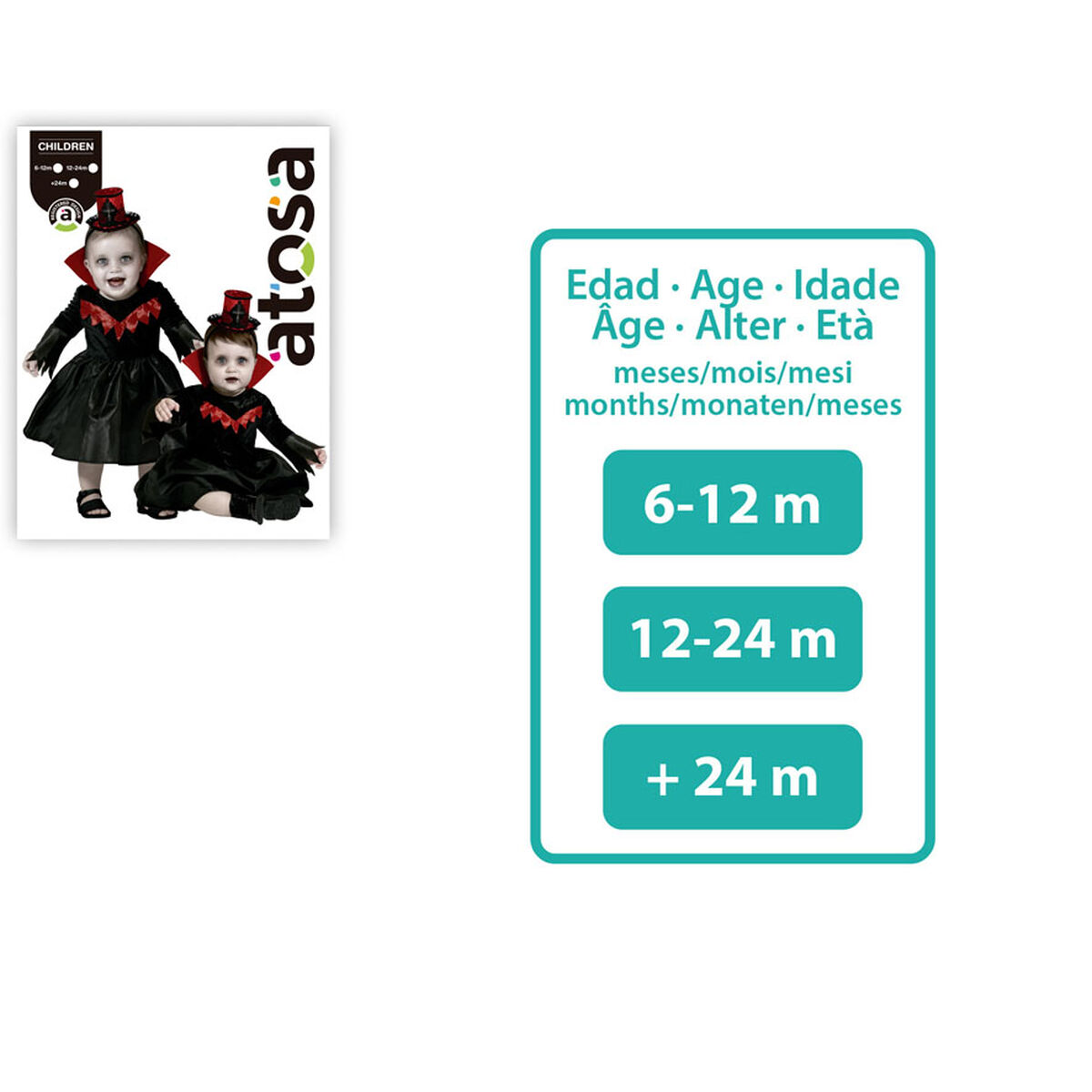 Costume for Babies Vampiress Halloween