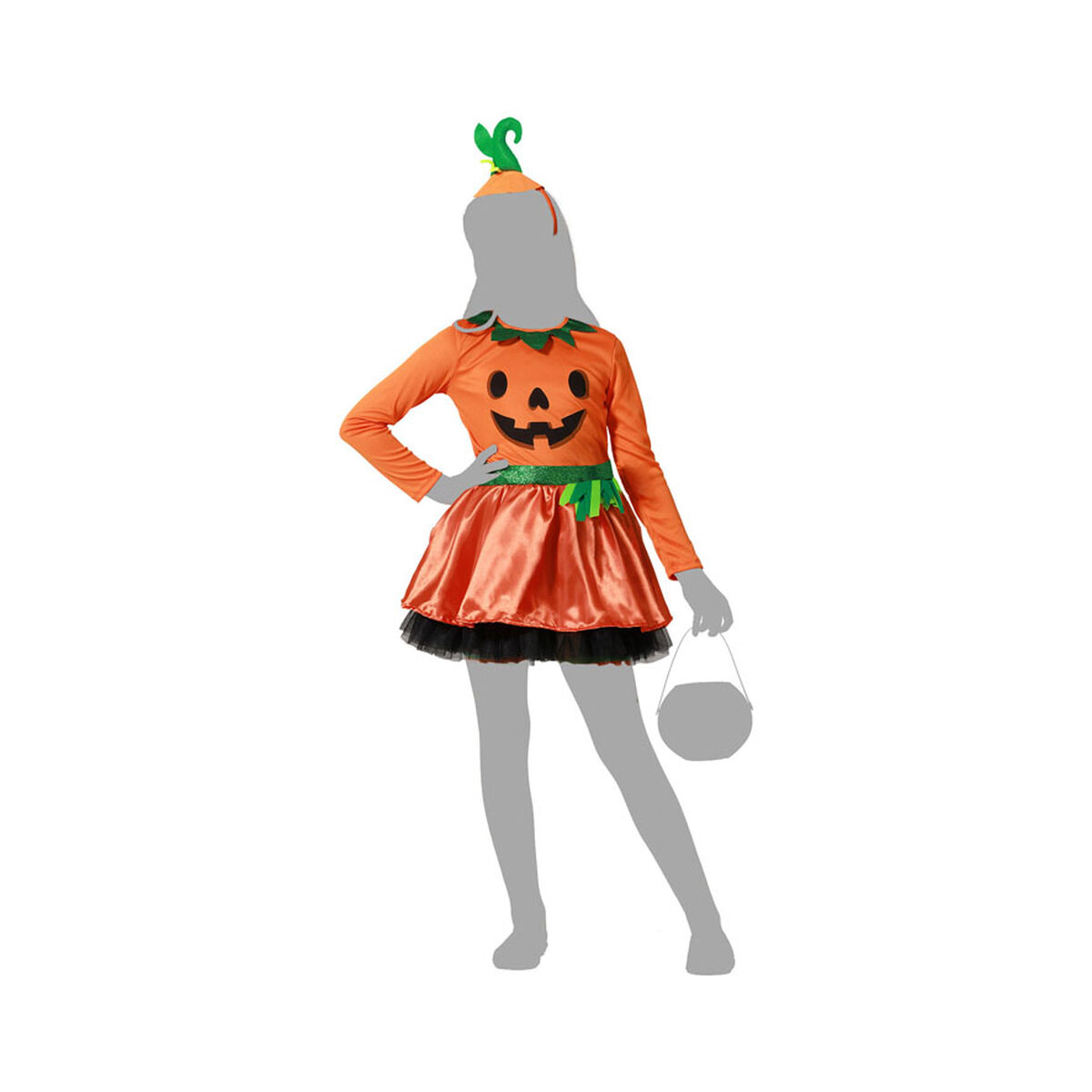 Costume for Children 5-6 Years Pumpkin