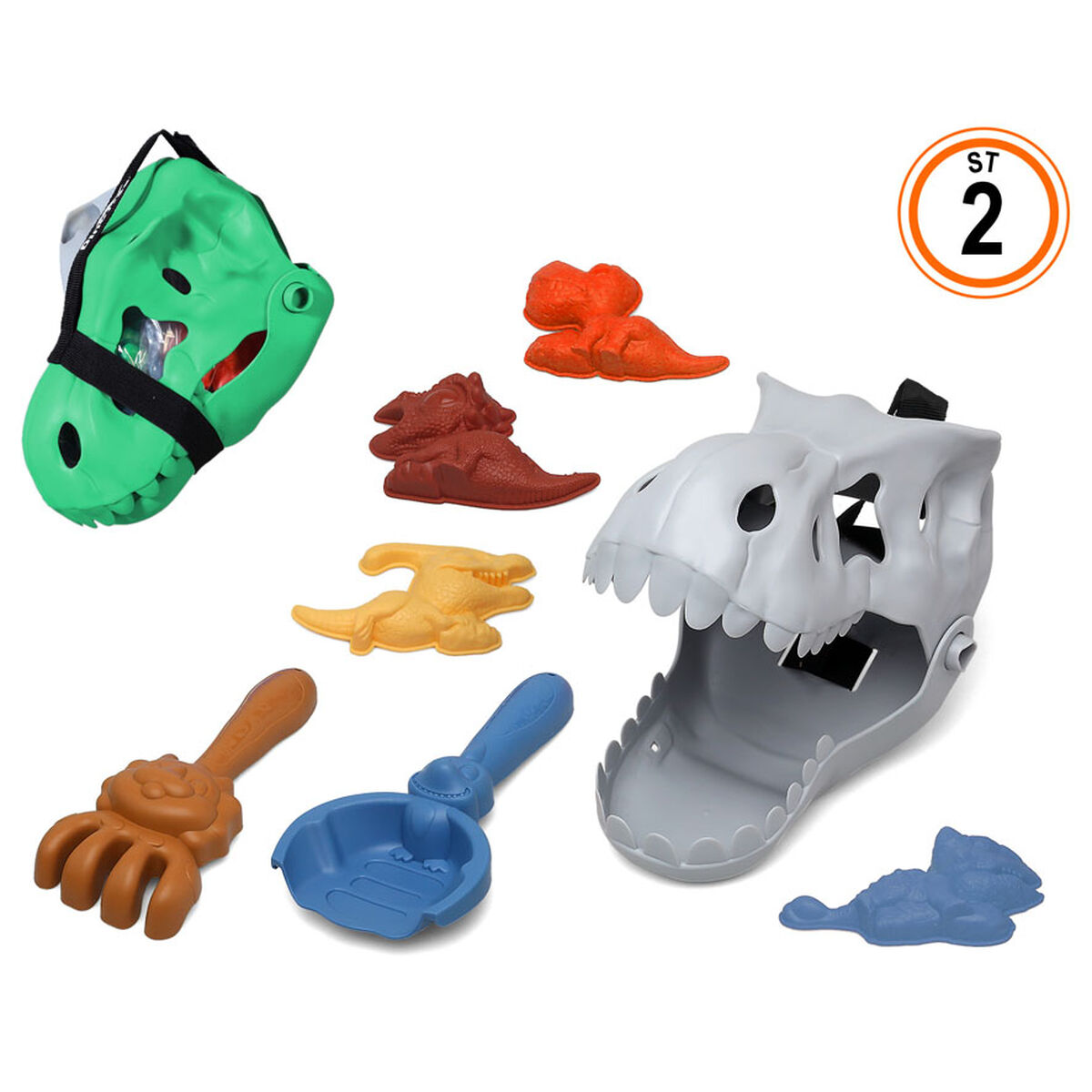 Beach toys set 21 x 15 cm Dinosaur Beach toys set 21 x 15 cm Dinosaur
