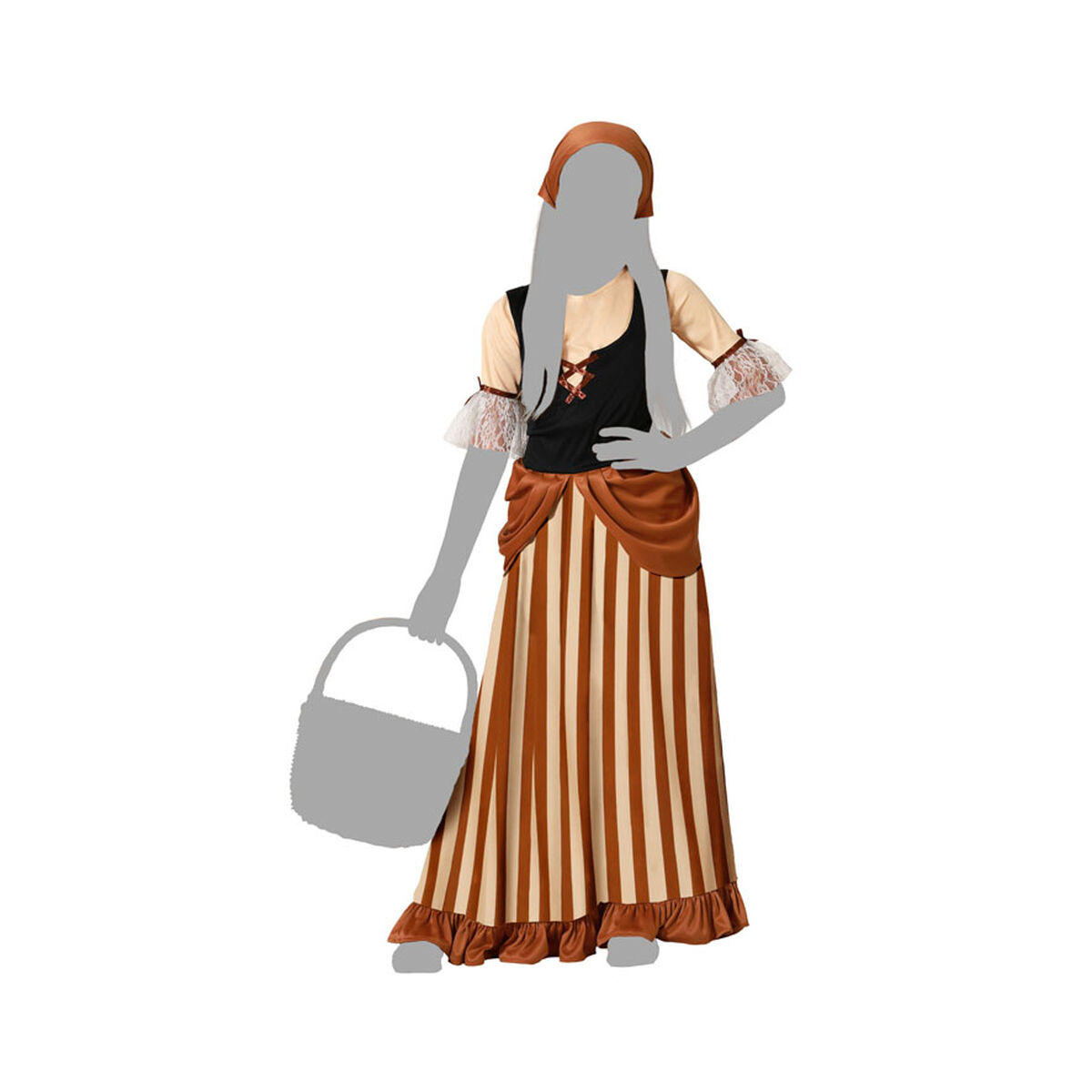 Costume for Children Waitress 5-6 Years