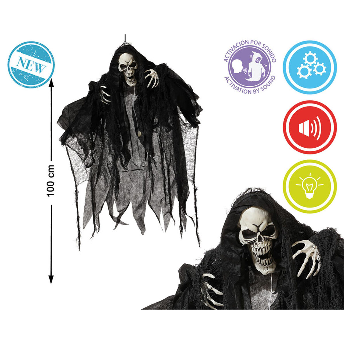 Halloween Decorations Skeleton 100 x 90 cm Halloween Decorations Skeleton 100 x 90 cm