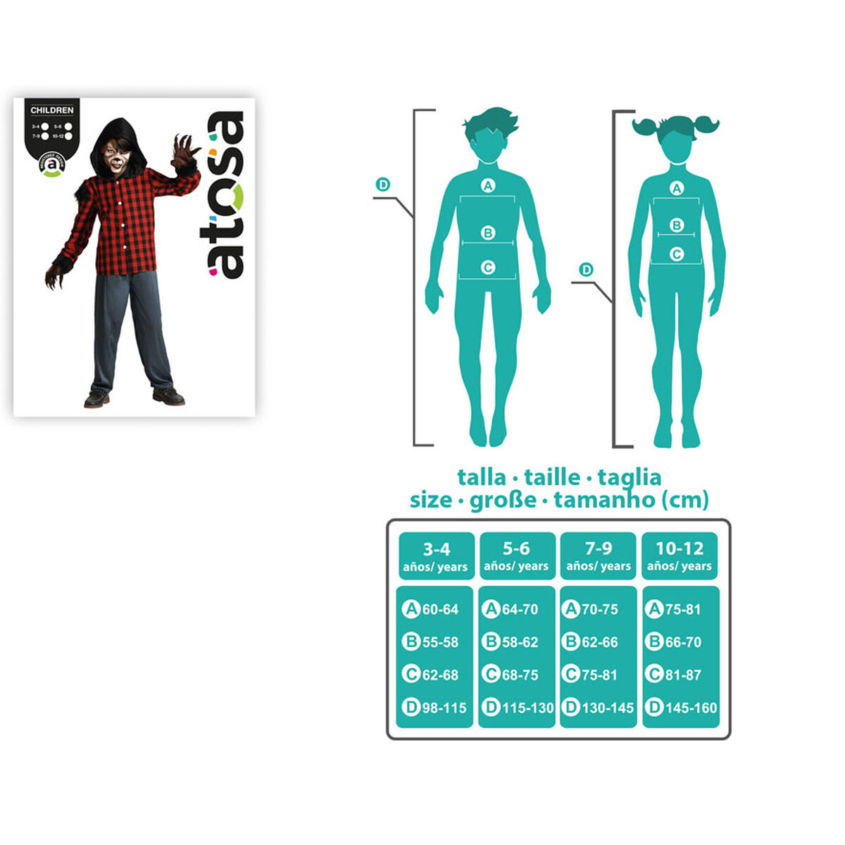 Costume for Children Werewolf Halloween