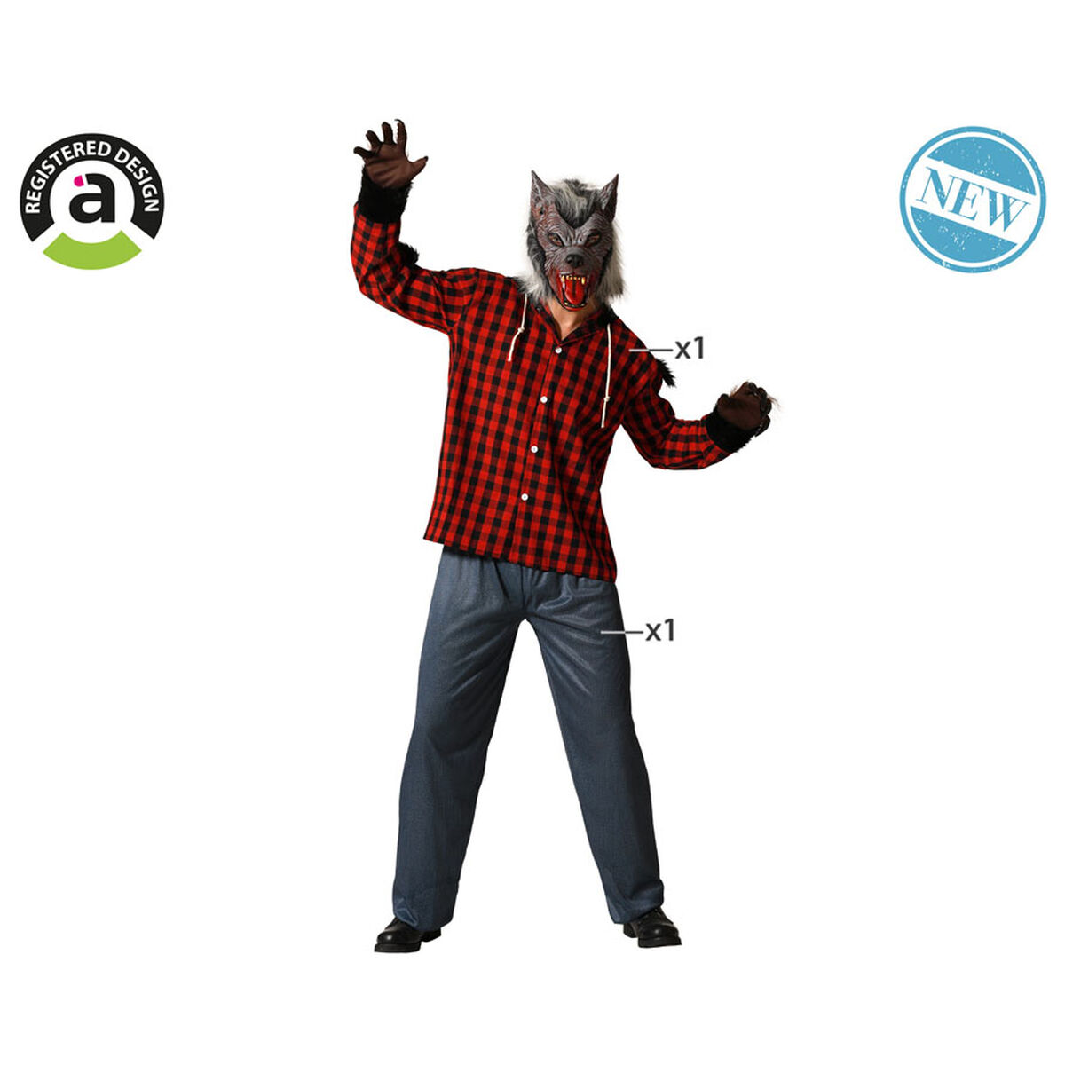 Costume for Adults Werewolf Halloween
