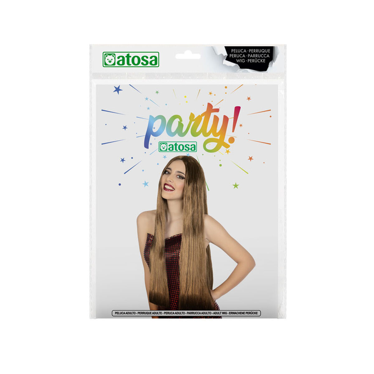 Wigs Brown 80 cm Wigs Brown 80 cm