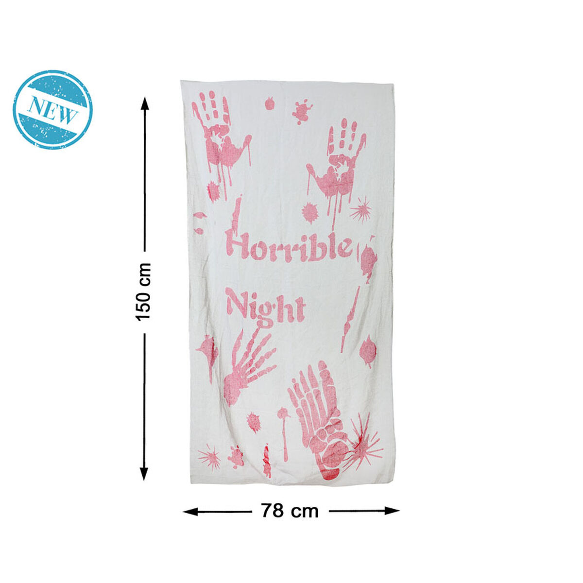 Halloween Decorations HORRIBLE NIGHT 150 x 78 cm