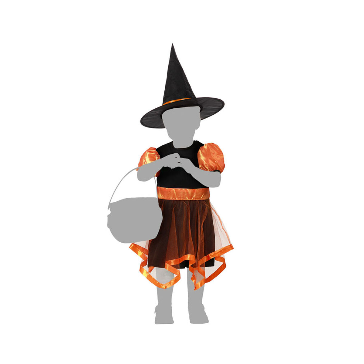 Costume for Babies Orange Witch