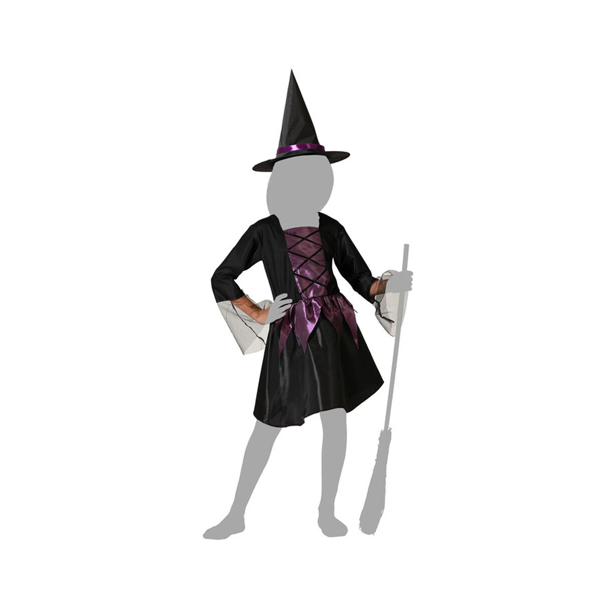 Costume for Children Purple Witch Halloween
