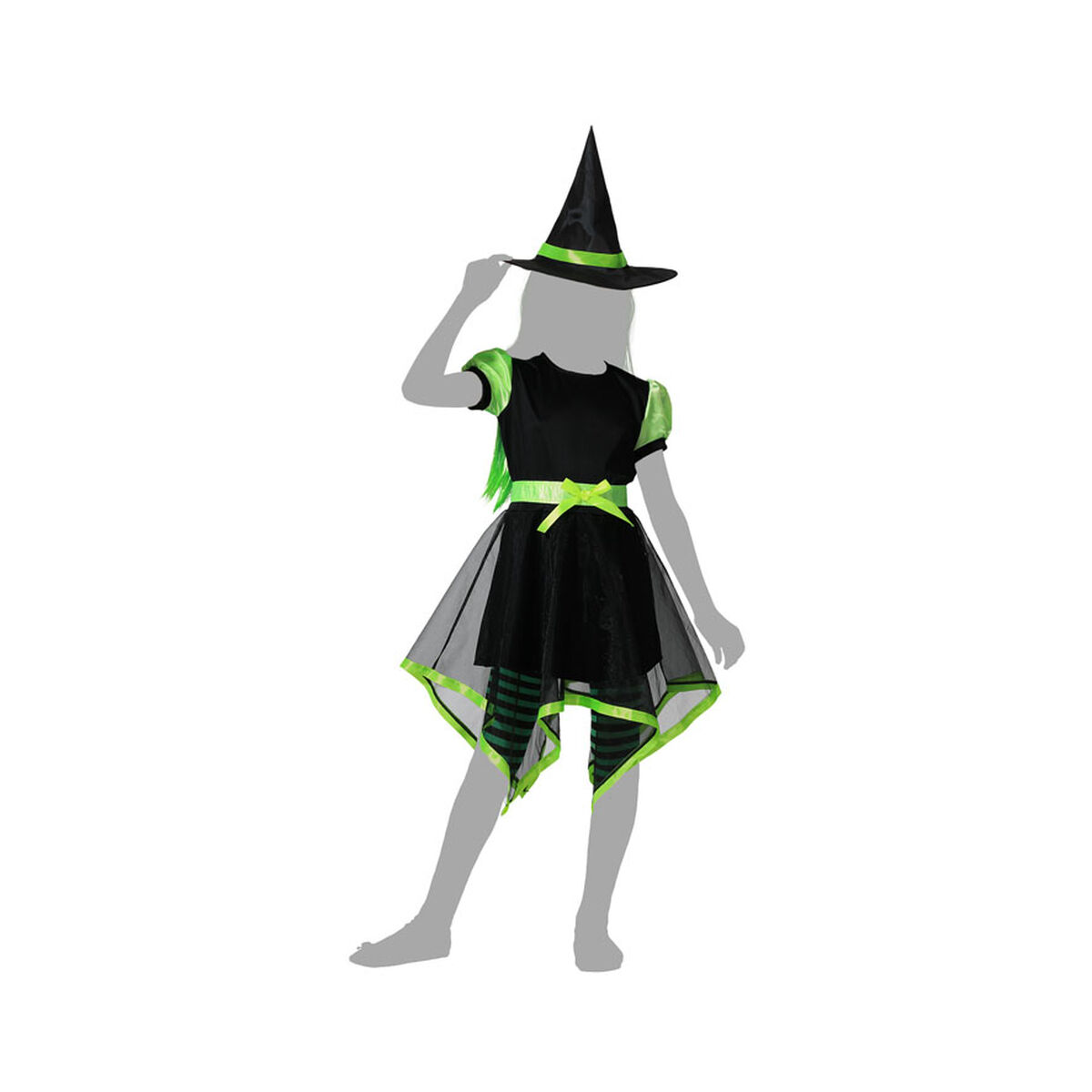 Costume for Children Green Witch