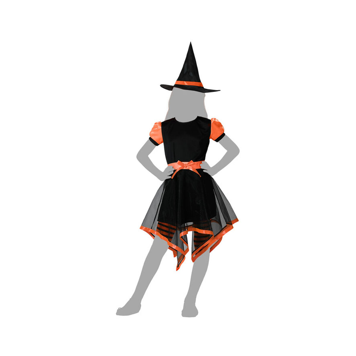 Costume for Children Orange Witch