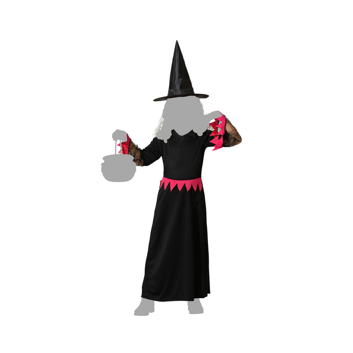 Costume for Children Pink Witch Halloween