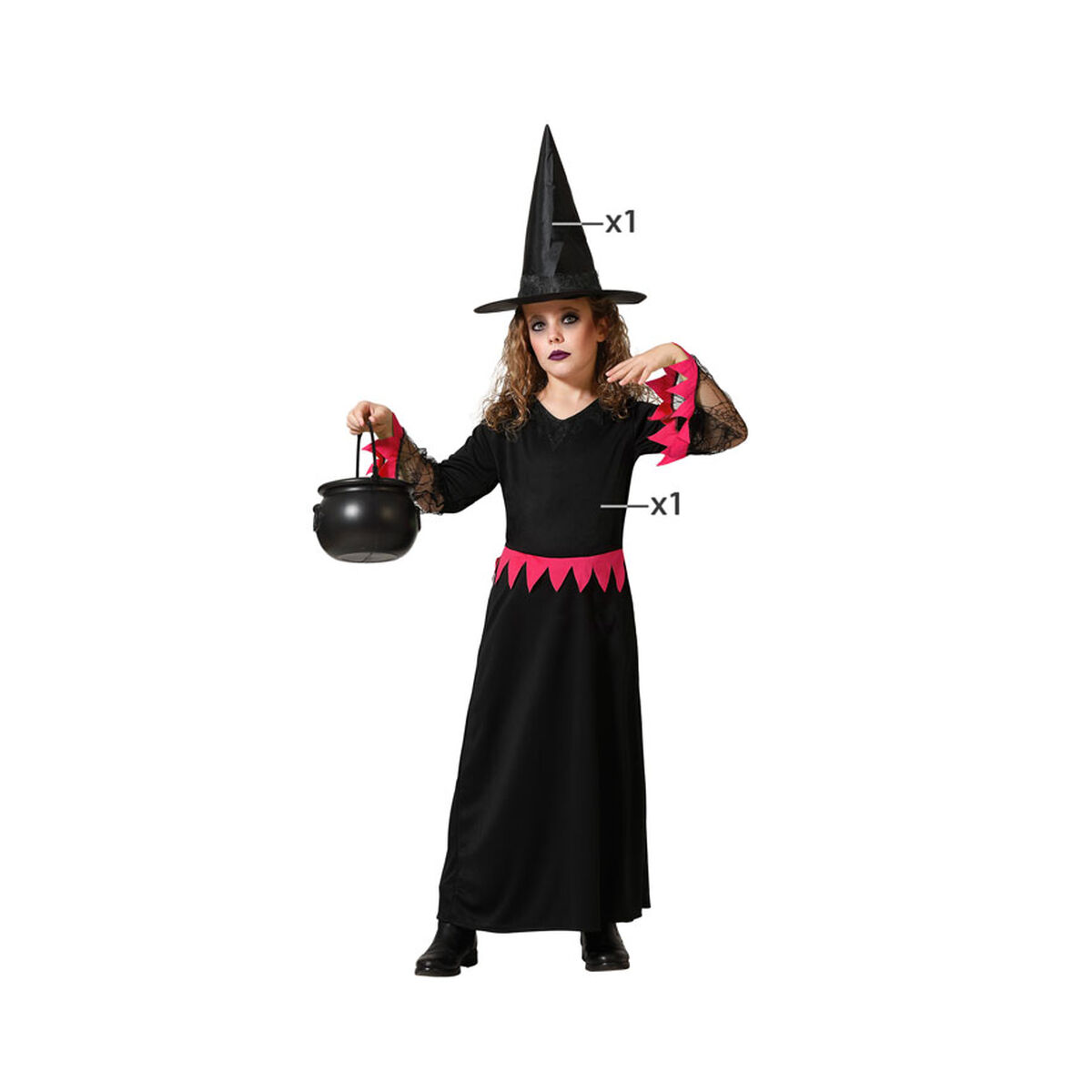 Costume for Children Pink Witch