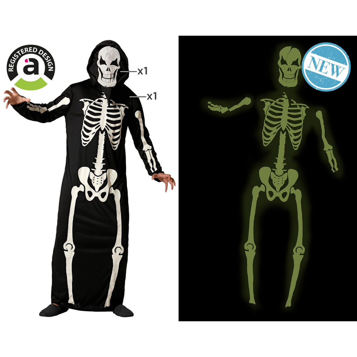 Costume for Adults Skeleton Halloween