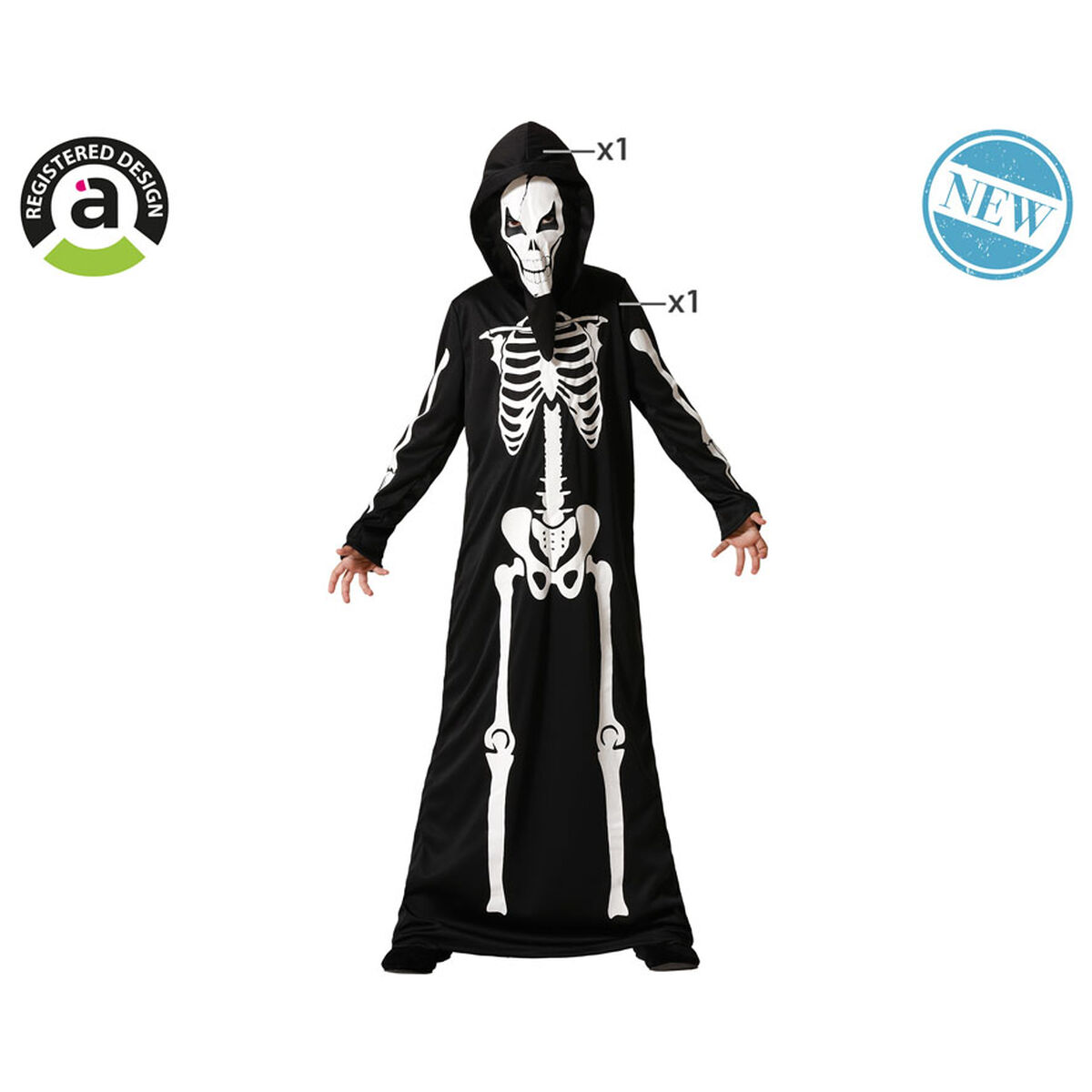 Costume for Children Skeleton Halloween