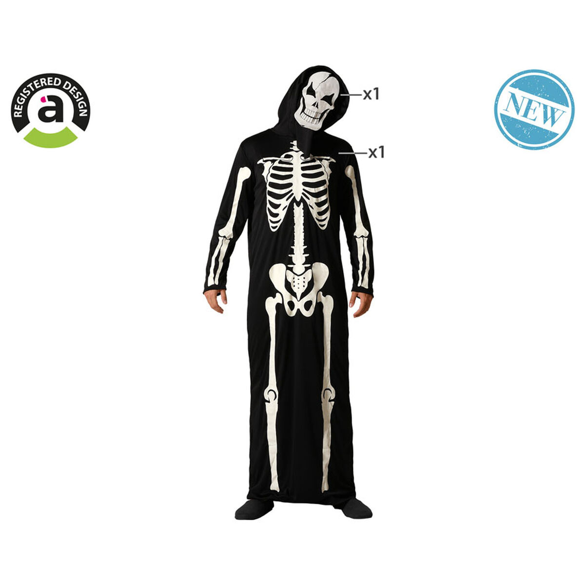 Costume for Adults Skeleton Halloween