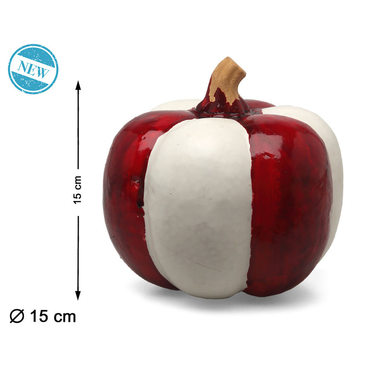 Halloween Decorations 15 x 15 cm White Red