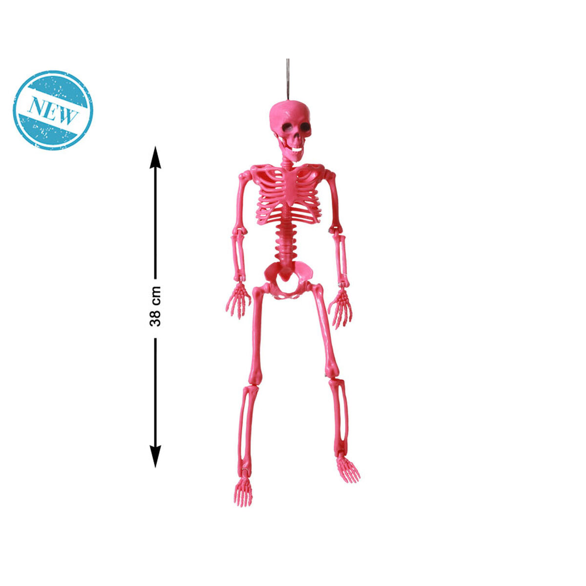 Halloween Decorations Skeleton 38 cm Pink